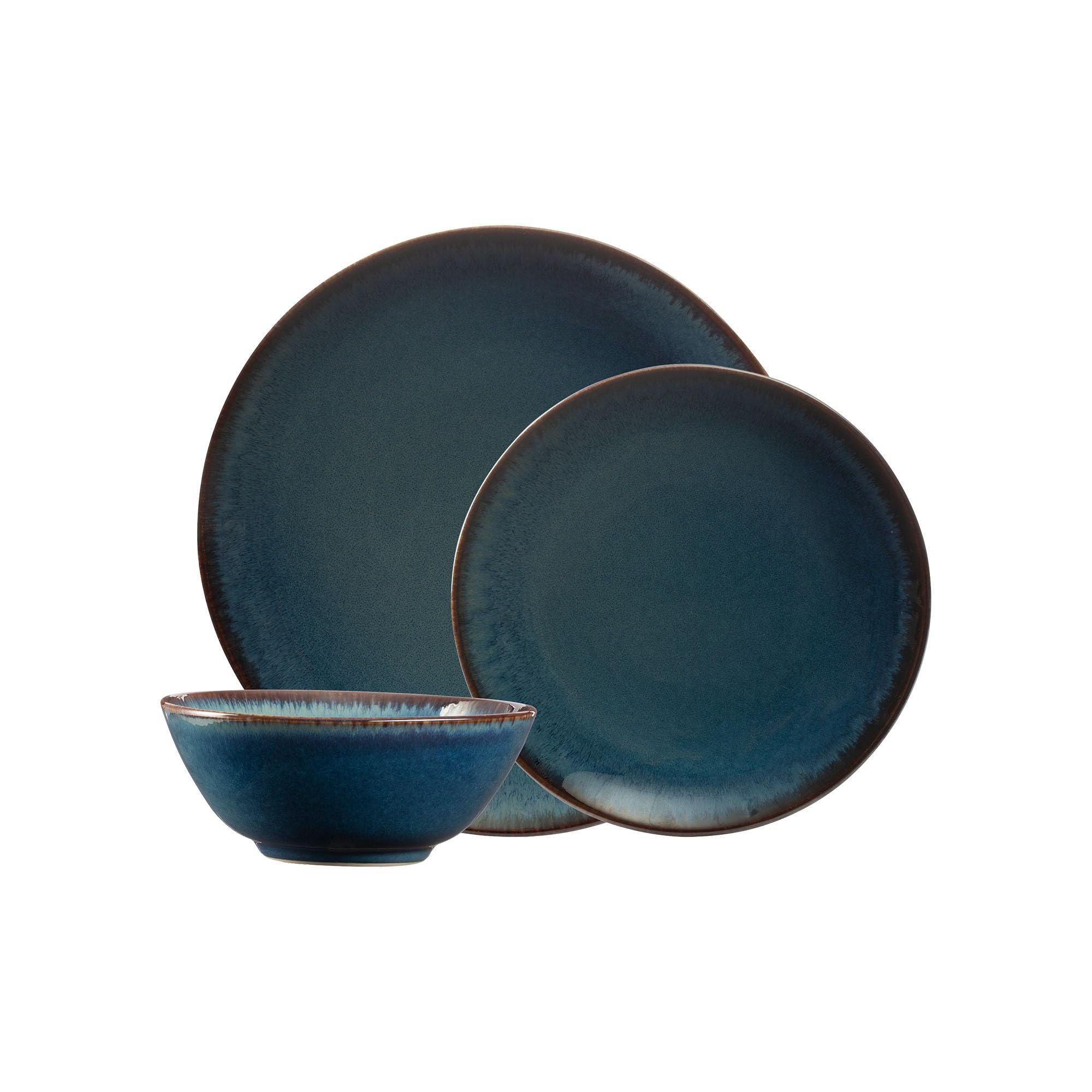 Mason Cash Blue Reactive 12 Piece Dinnerset