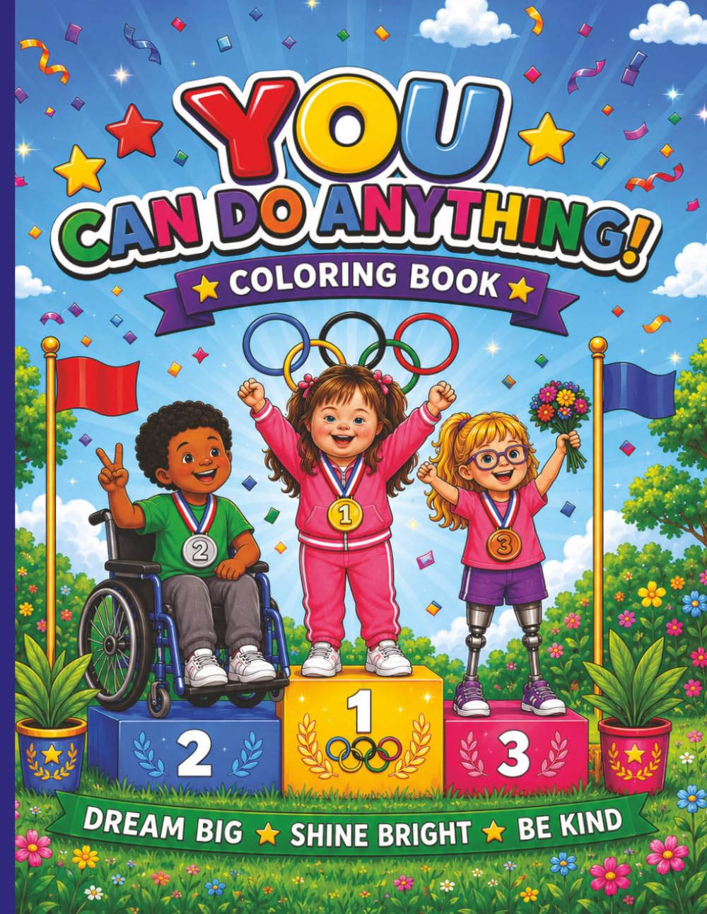 YOU CAN DO ANYTHING: Coloring Book