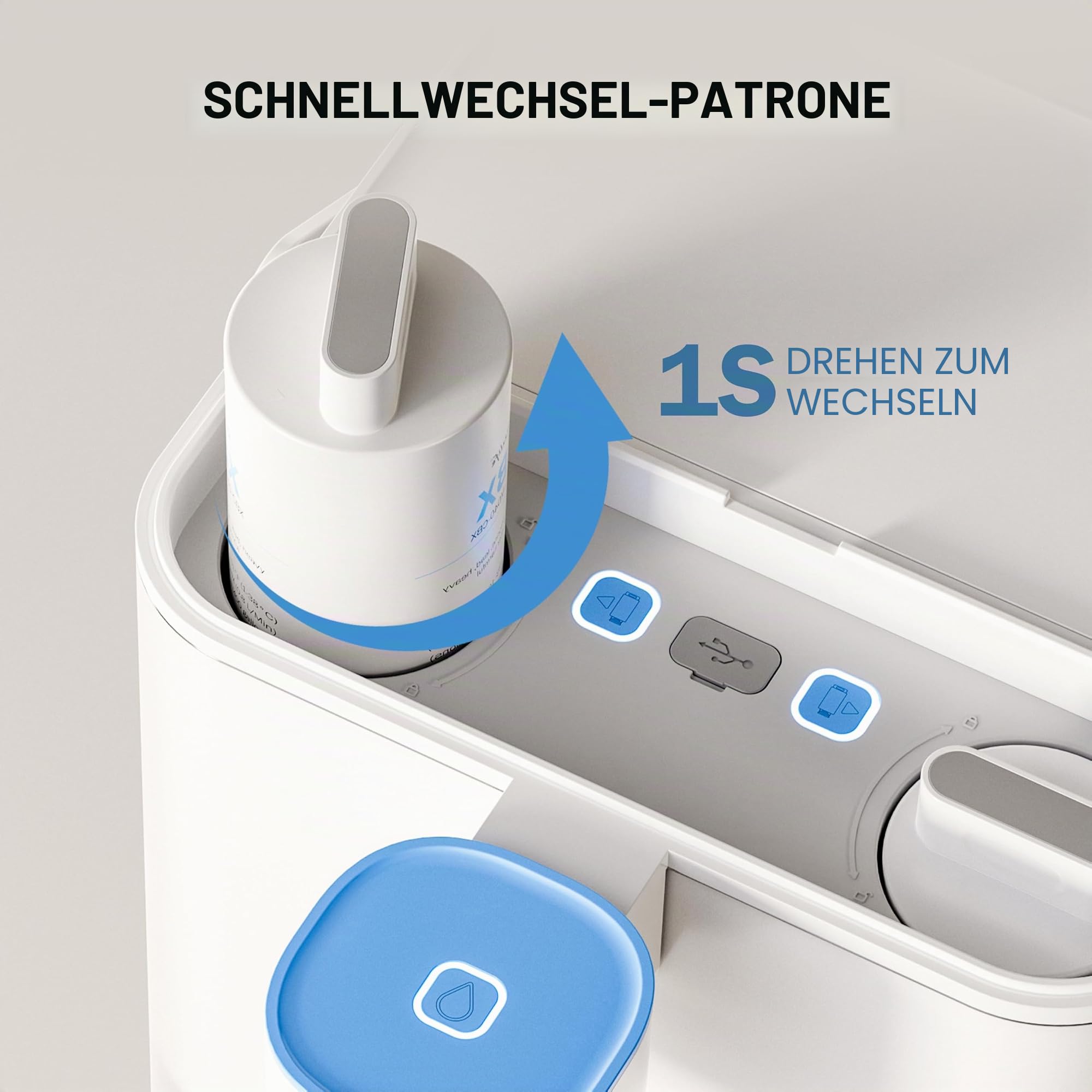 Frizzlife Sofortiger Elektrischer Wasserfilterkrug inkl. 2 Filter (je 6 Monate), 4L Wasserfilterkannen, Reduziert Chlor, Blei, Quecksilber, PFAS,PFOA/PFOS, 1514 Liter, Tragbarer Wasserfilter, MD40