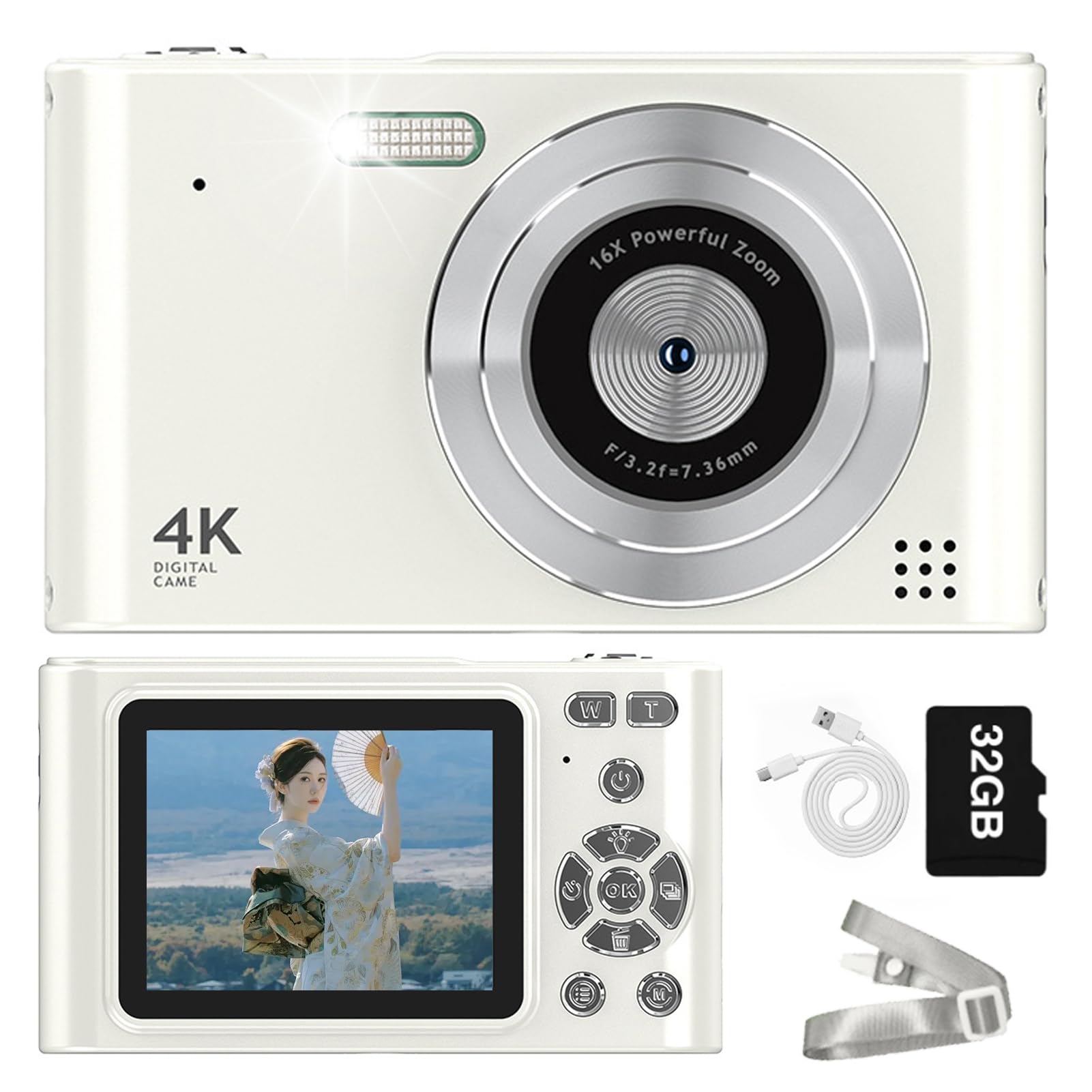 Amazon.co.jp: デジタルカメラ デジカメ 4800万画素 トイカメラ