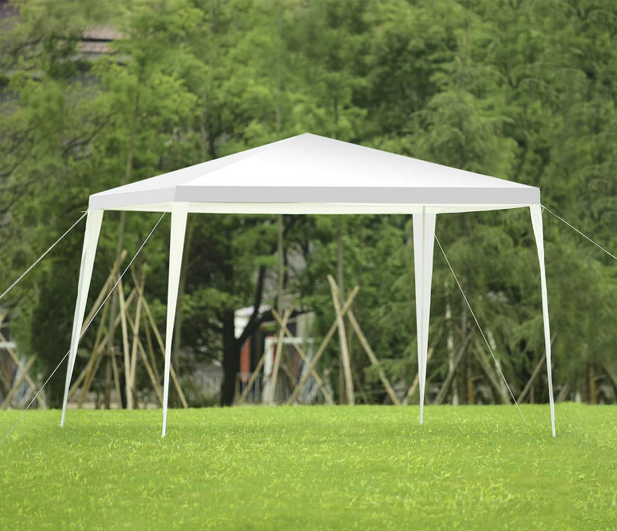 IlGruppone Gazebo 3 x 4 M Impermeabile UV Colore Bianco Resistente Struttura Acciaio Antiruggine Giardino
