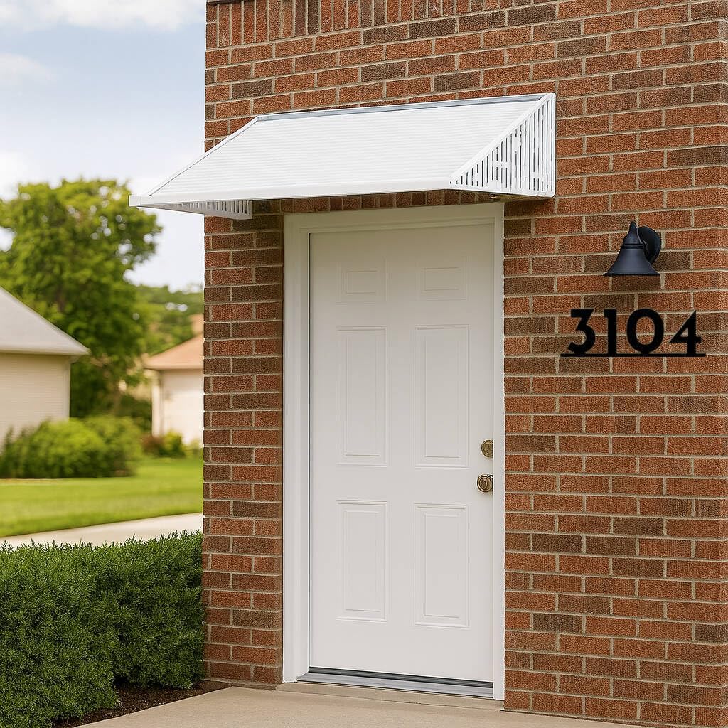 Kozyard Window Awning Review: Durable Door Canopy for Rain, Snow & UV Protection in Backyard Gardens