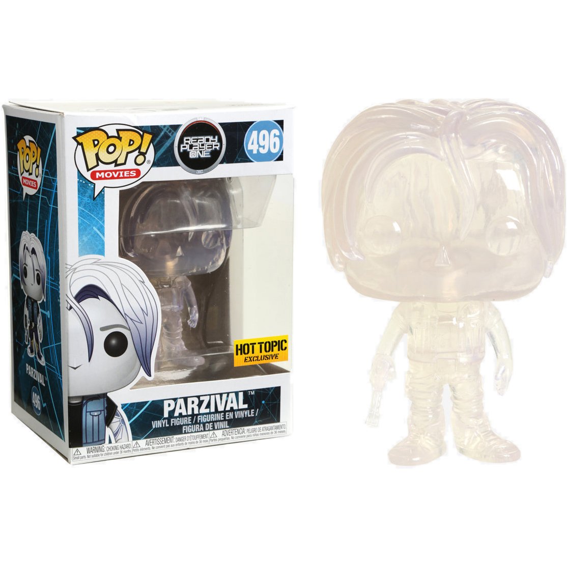 POP! Movies Parzival フィギュア 496 レディプレイヤー1 Amazon.com: Funko Pop! Movies #496 Ready Player One Clear
