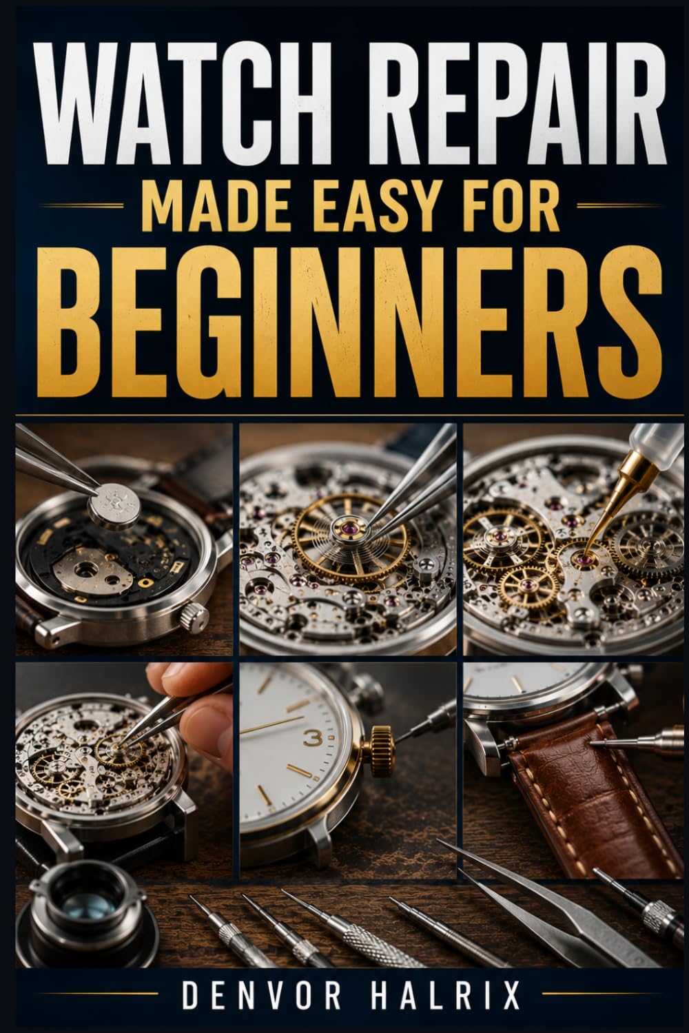 WATCH REPAIR MADE EASY FOR BEGINNERS: An Easy Step-by-Step Guide to Understanding Watch Components, Identifying Watch Movements, Troubleshooting Common Faults, and Performing Basic Repairs