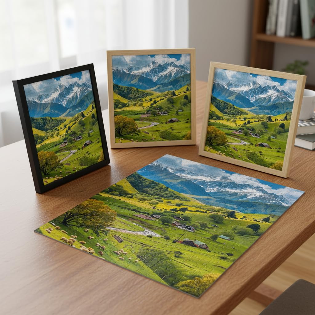 Puzzle di Legno Paesaggio, style to 1, 500 | Superficie liscia, Puzzle da collezione, Per attività manuale, Per decoratori casa