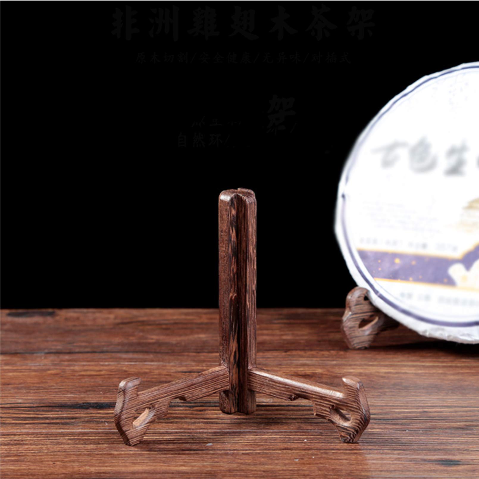 Tellerhalter Ständer, Teller Display Stand 2 Stück Möbeltellerständer, Staffeleihalter, Holzständer, Staffeleien, Tellerständer, Bilderrahmenständer, Holzständer(7inch)
