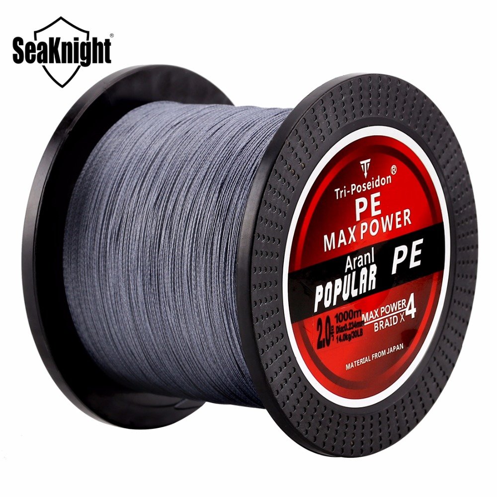 Generic green, 2.0 : SeaKnight Braided Line Carp Fishing Tackles 1000m 4 Stands 5 Colors PE Janpanese Material Linha Multifilamento Para Pesca
