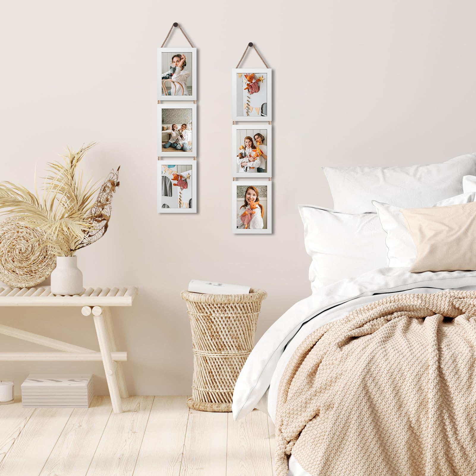 EYMPEU Cornice 9x13,Cornice in Colore Argento 18 Pezzi, Decorazione per Soggiorno, Camera da Letto, Portafoto da Tavolo o Parete