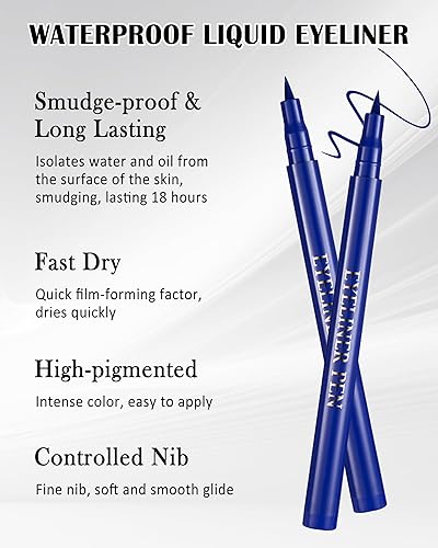 Burgundy Waterproof Mascara & Eyeliner, 5D Silk Fiber Lash Extension Colored Tube Mascara Volume and Length,Long-Lasting Smudge-Proof Volumizing Colorful Máscara & Liquid Eyeliner Pen Set for Women(Green)