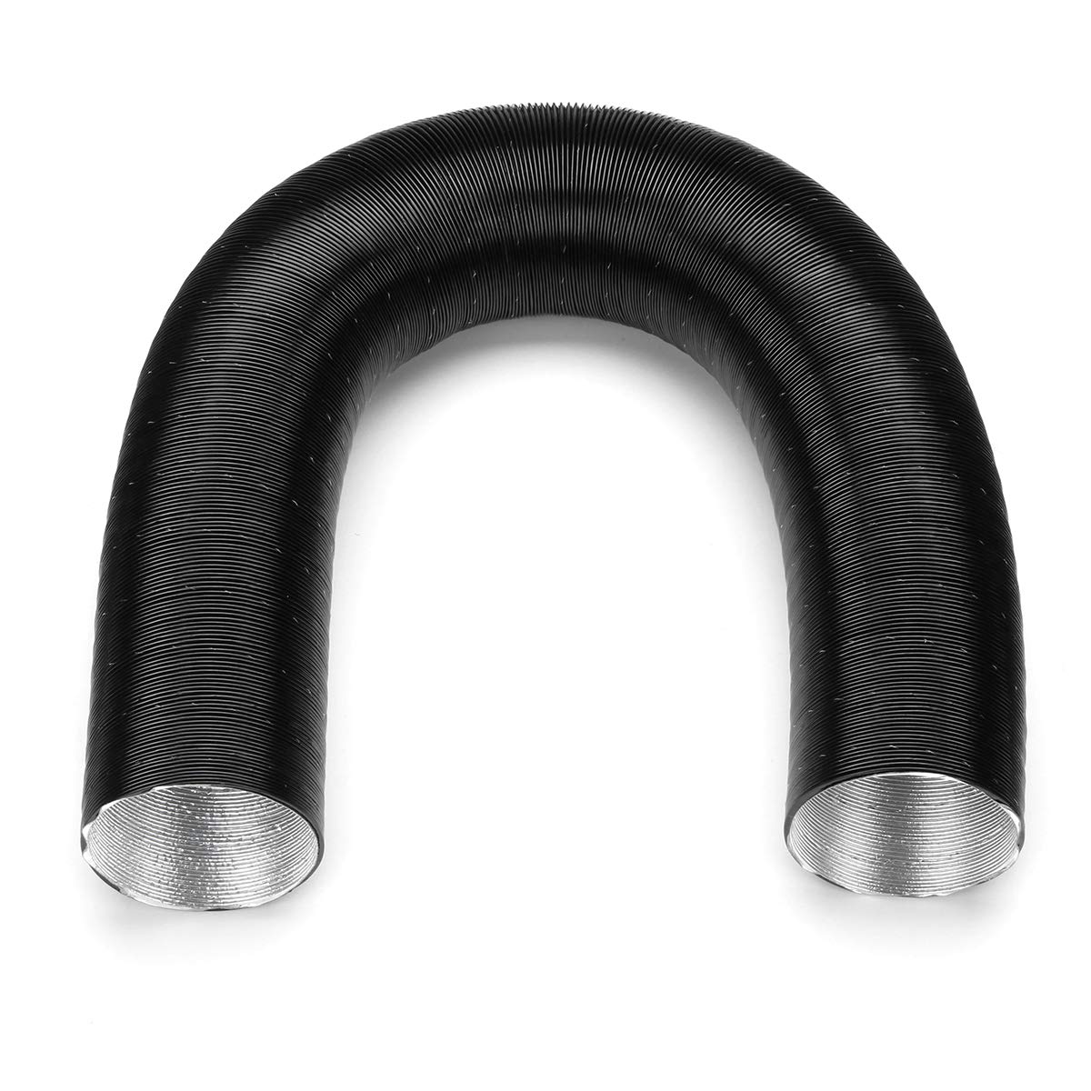 Black Heater Duct Pipe Air Ducting for Webasto Dometic Planer Etc 19.68-39.37 Inch