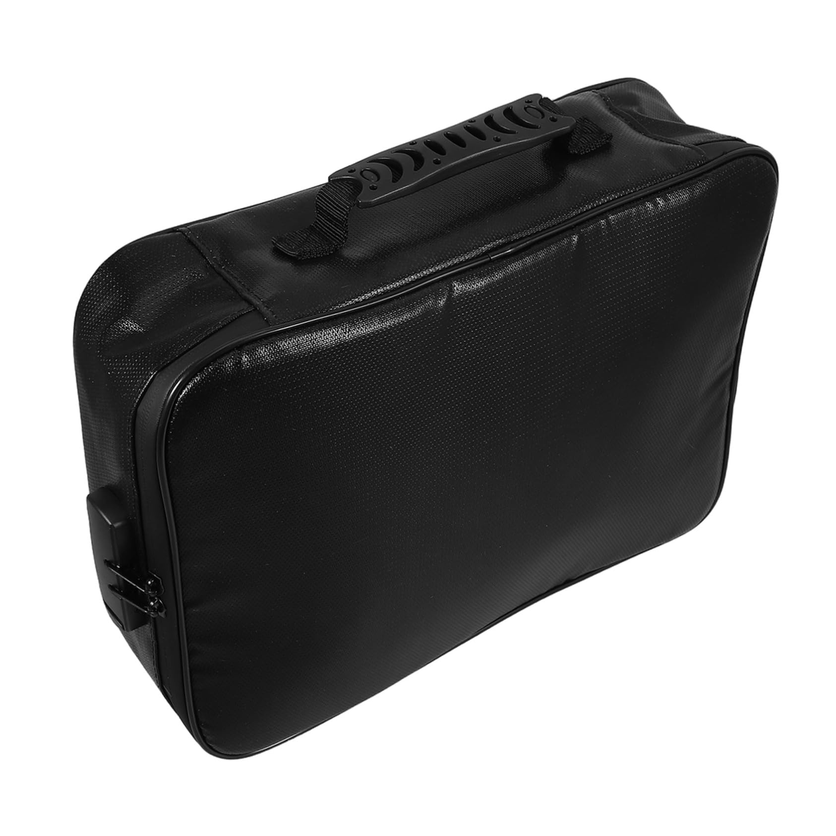 Beavorty Organizzatore per Documenti Multistrato con Serratura Portacertificati Sicuro Ignifugo Organizer per Passaporti con Maniglia Scatola Portaoggetti Versatile per Uso Domestico