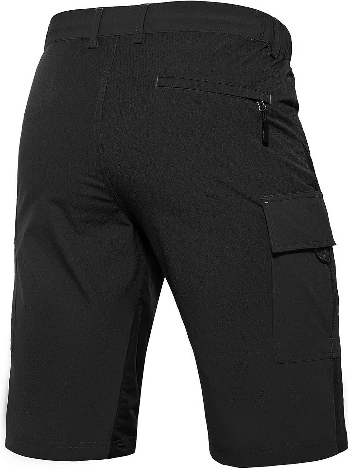 Hiauspor Mens Quick Dry Stretch Cargo Shorts MTB Mountain Bike Shorts for Hiking Tactical Fishing with Zipper Pockets : Sports & Outdoors