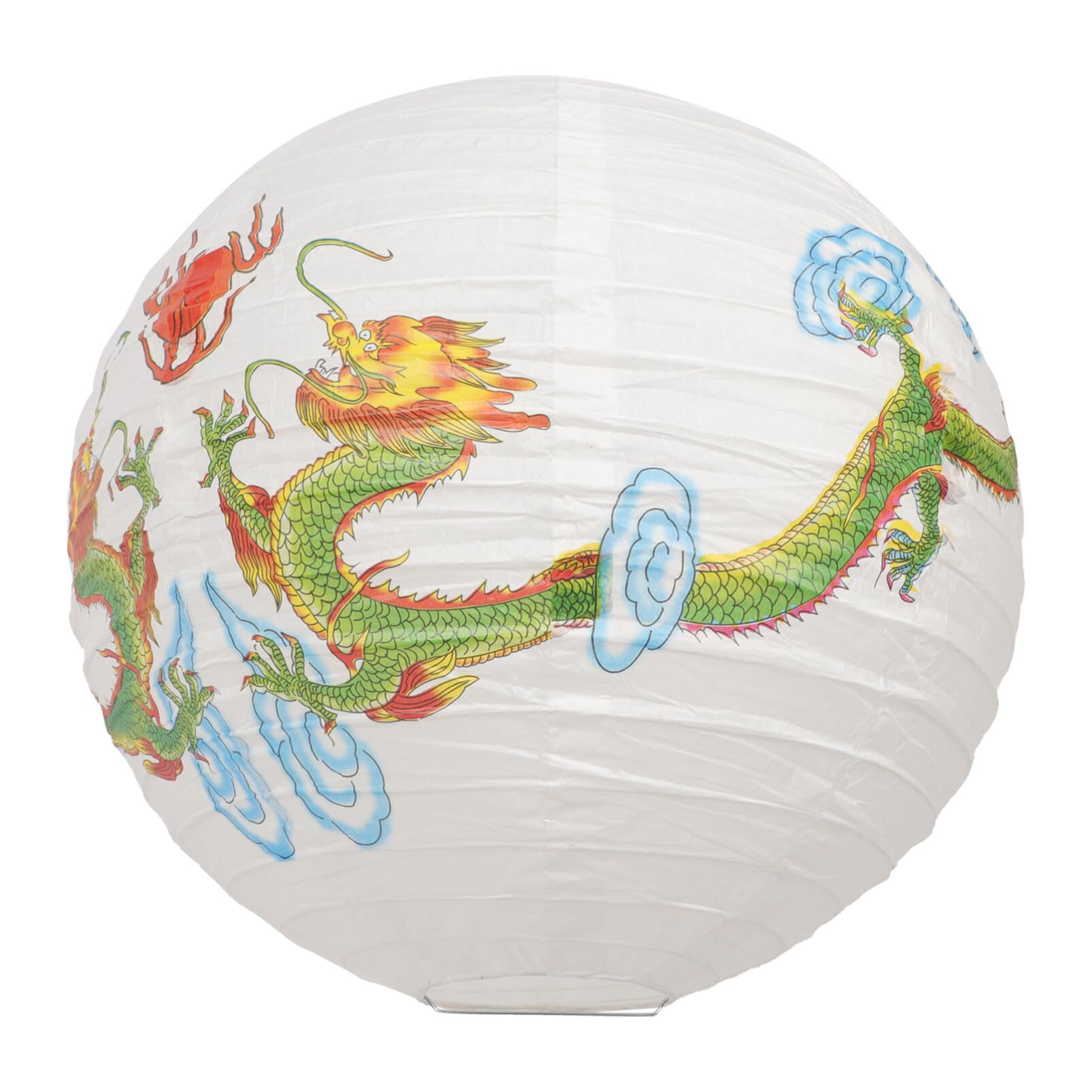 HOLIDYOYO Dragon Lampshade White Rice Paper Pendant Lamp Shade Chinese Japanese Style Hanging Chandelier Light Covers Ceiling Light Protector