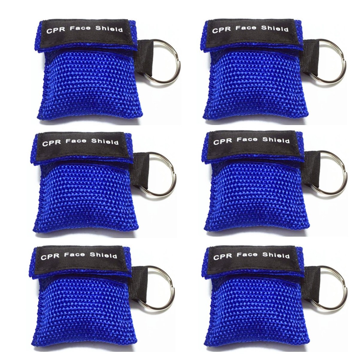 Buy CPR ,Lanticy 6 Pcs CPR Rescue Face Shields with Keychain Ring Breathing Resuscitation with