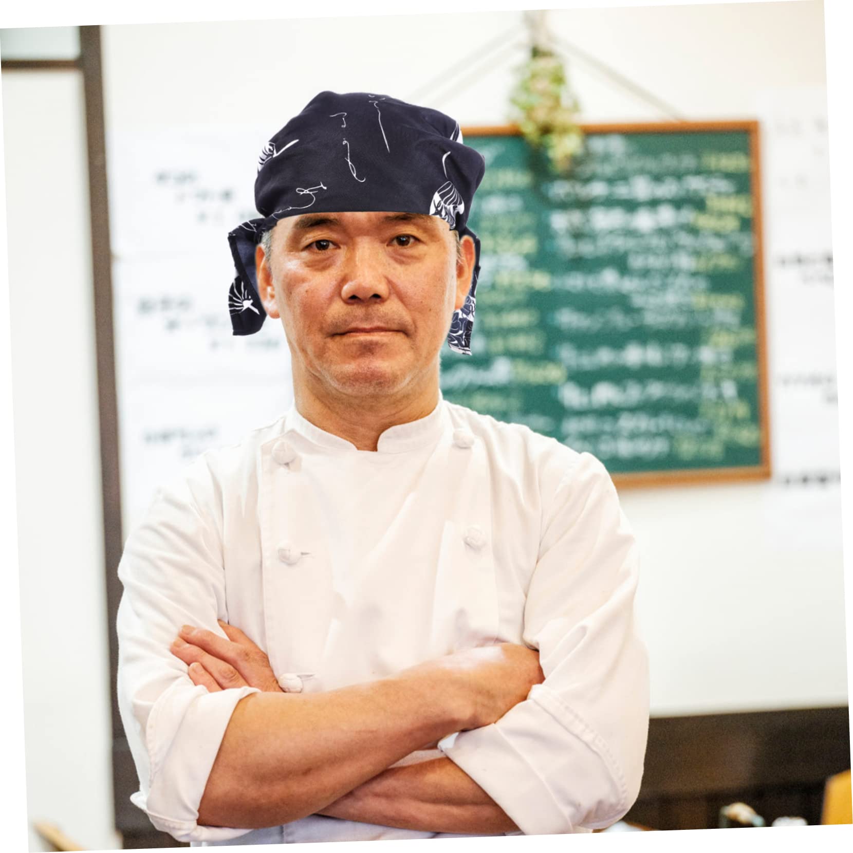 BESTYASH Cappello Da Cameriere Cappello Bouffant Regolabile Berretto Da Lavoro Chef Unisex Berretto a Bandana Cappello Bandana Da Cuoco Cappello Da Chef Cuoco Uniforme Cappelli Blue Tessuto