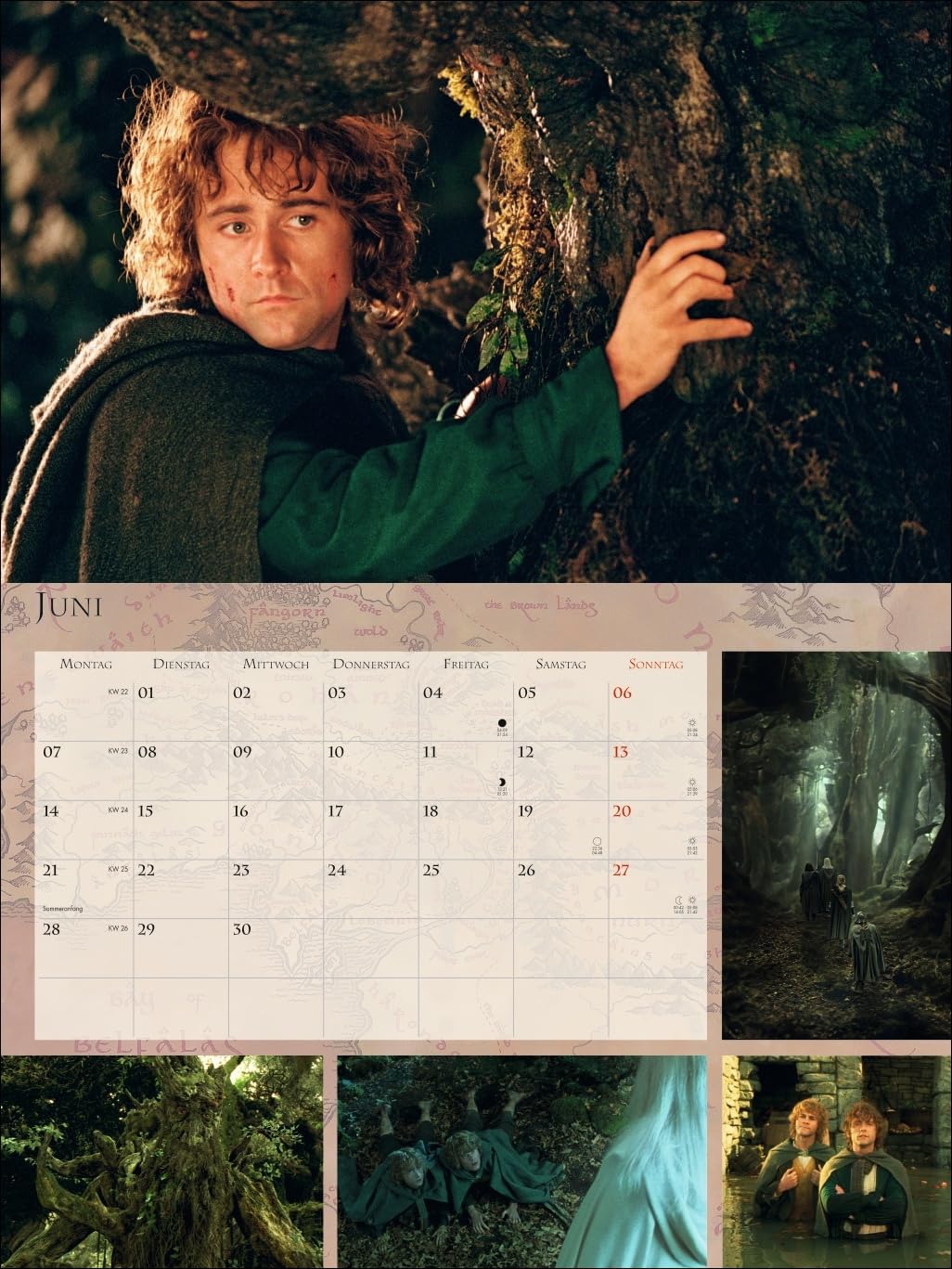 Der Herr der Ringe Broschur XL Kalender 2027: Wandkalender mit fesselnden Filmszenen aus der erfolgreichsten Filmtrilogie. Broschürenkalender 2027 mit Poster zum Heraustrennen.