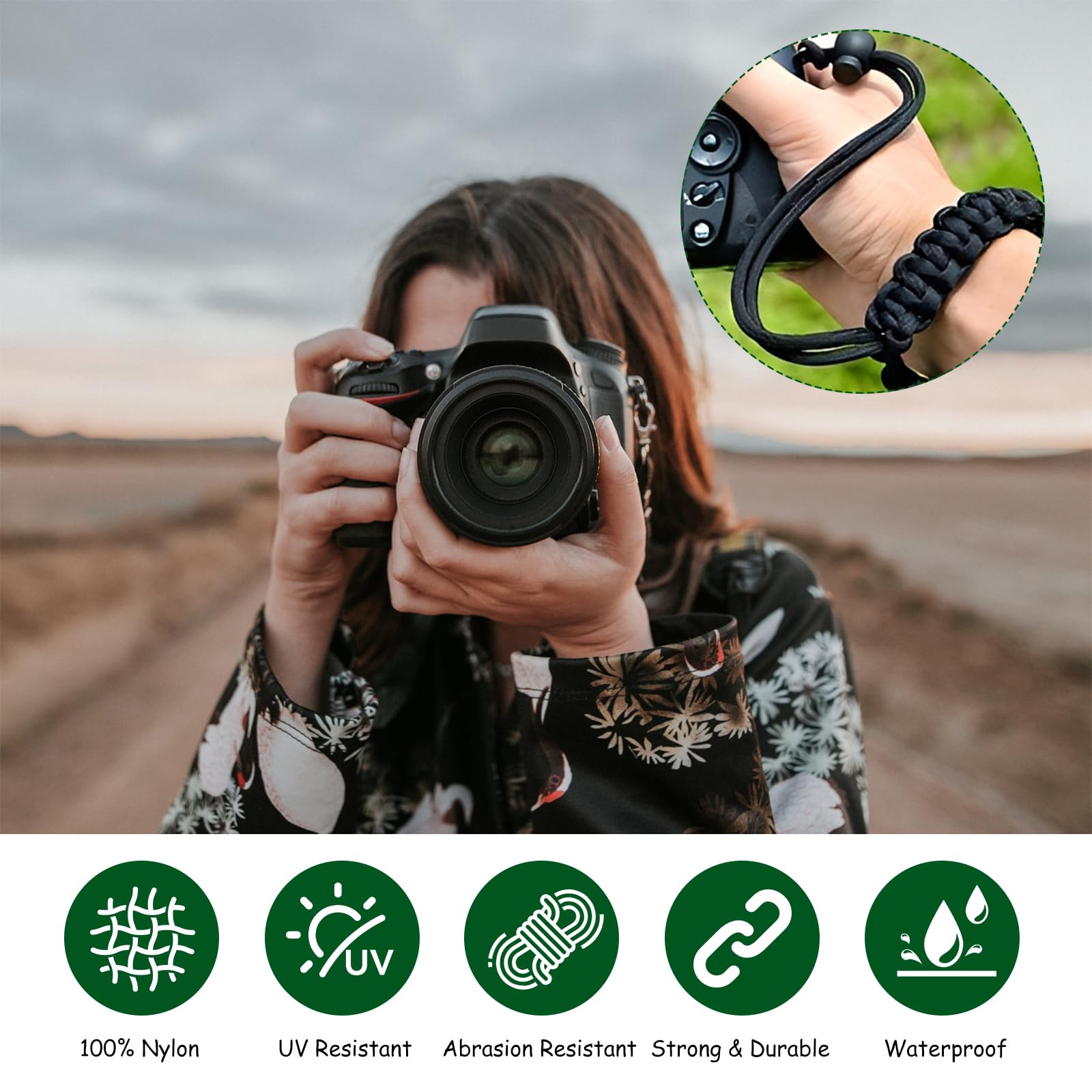4 Unidades de Cuerda Paracord Multiusos, 4mm Grosor x 10m Largo, para Proyectos de Manualidades, Senderismo, Camping y Aire Libre