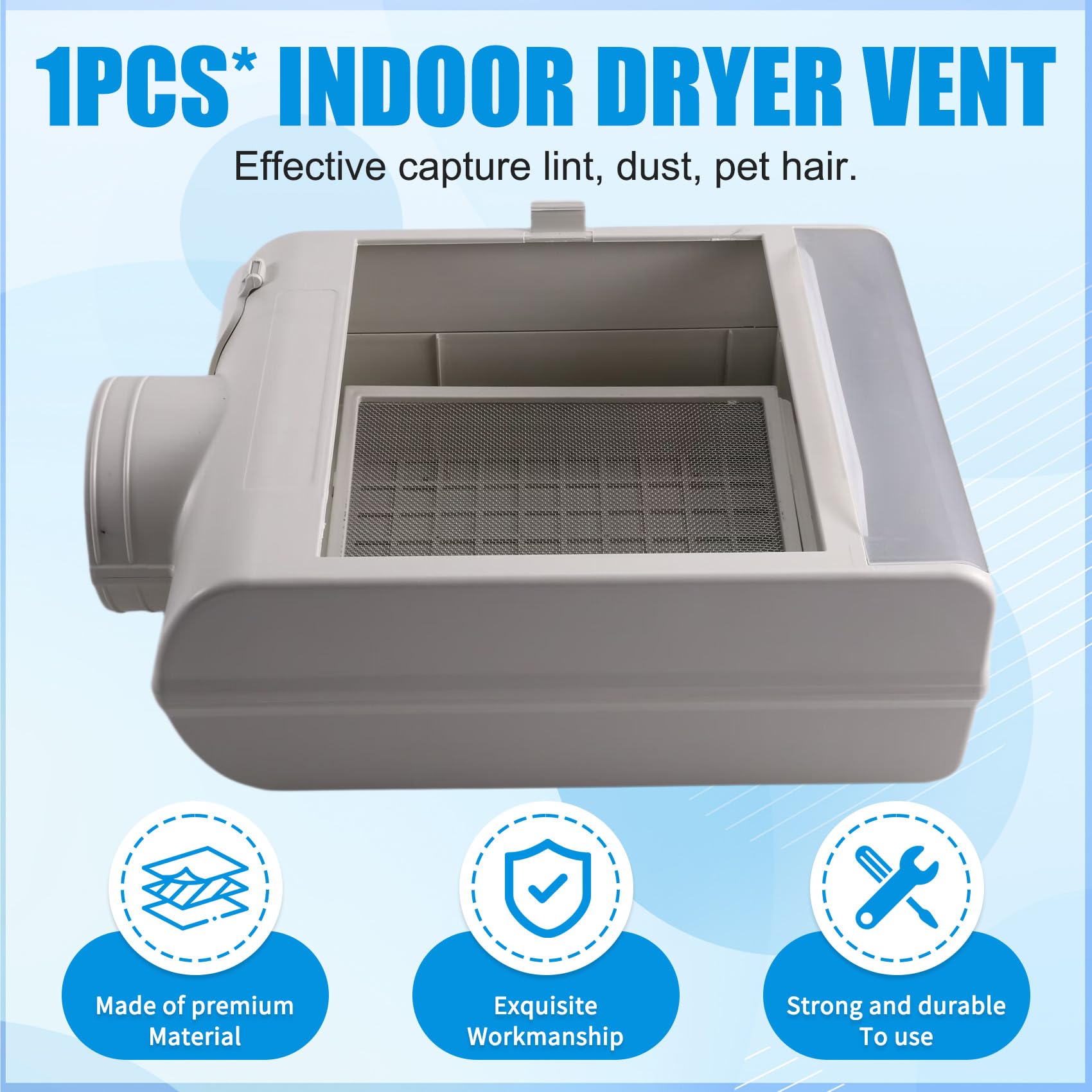 Filtro de Pantalla de Ventilación para Secadora de Interior y de Cajón de Agua, Actualización de la Tapa de Ventilación de Seguridad.