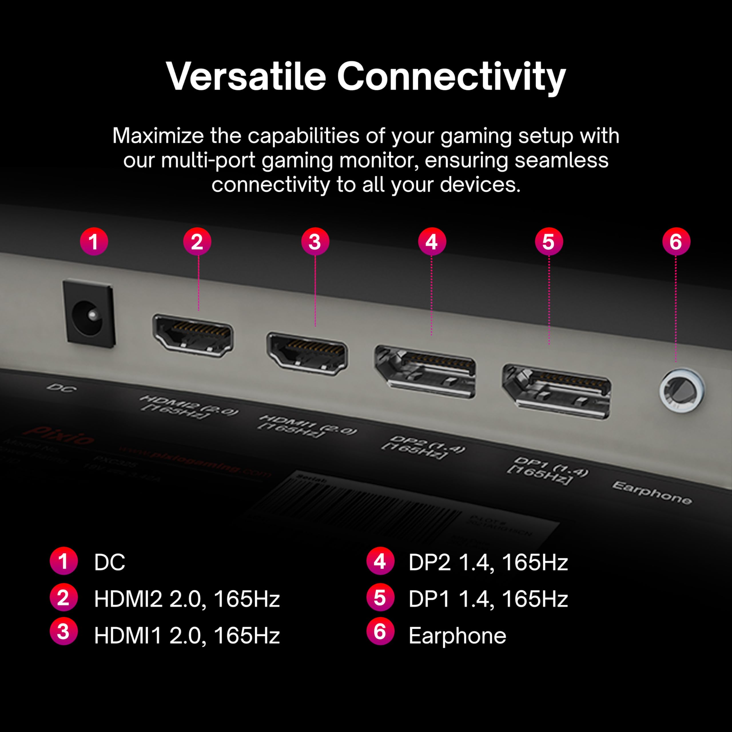 【Kony】Pixio PXC325 PXC325 Curved Gaming Monitor – Pixio