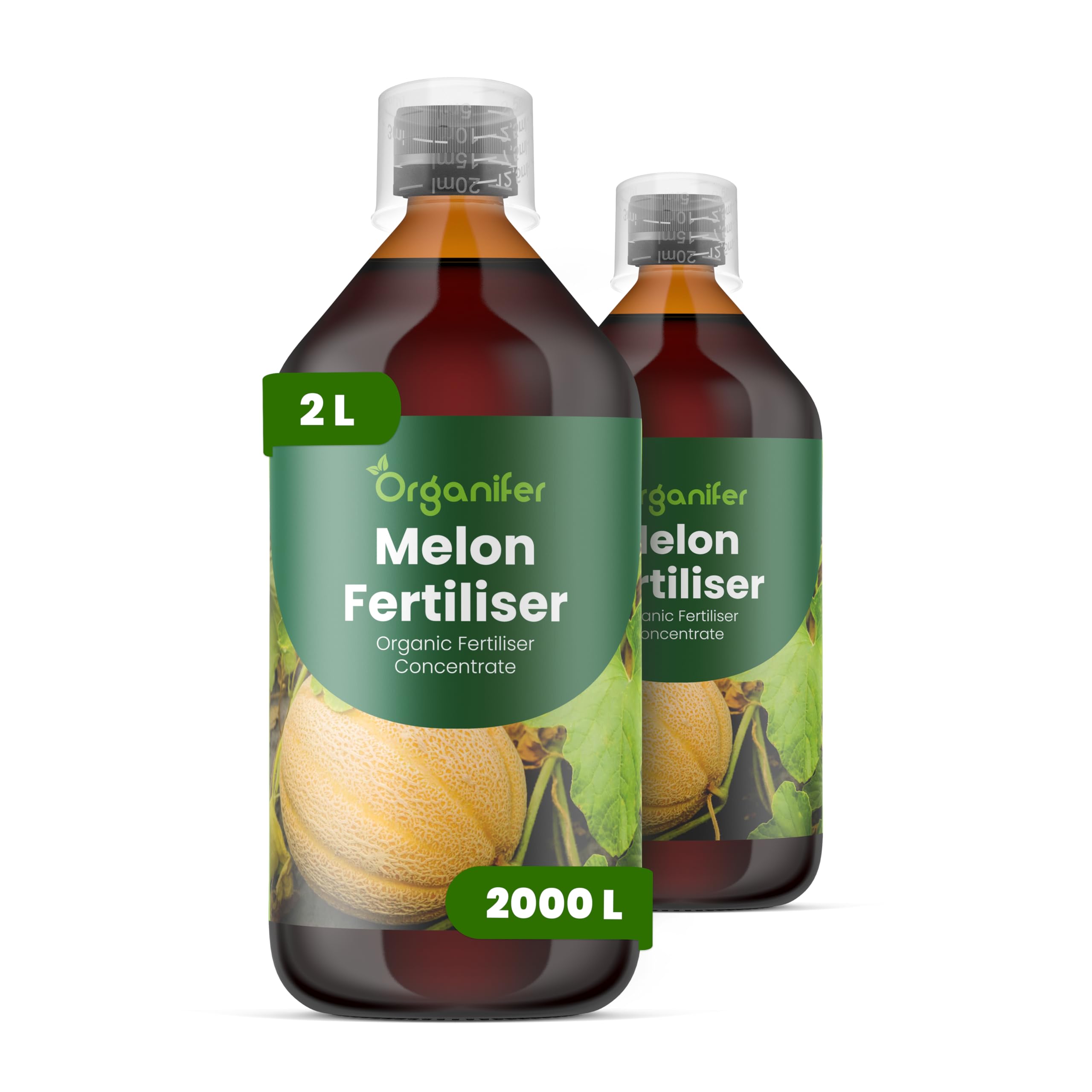 Fertilizzante liquido organico 2x1L per melone – radici forti e piante sane – Organifer