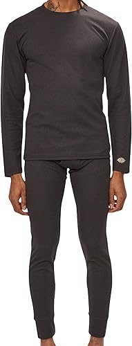 Dickies Conjunto de ropa interior térmica Long Johns para hombre, 2 piezas de capa base para clima frío para hombre