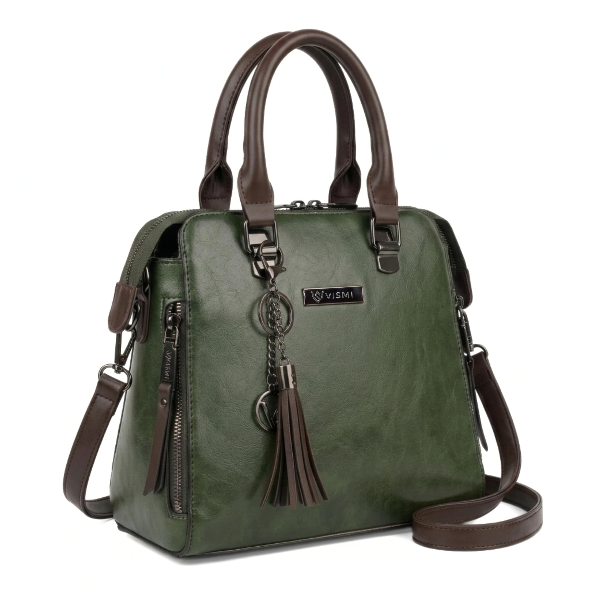 vismiintrend Stylish Leather Small Handbag Box Satchel Shoulder Sling Bags for Women | Ladies Purse | Travel| Office | Birthday | Anniversary | Gift | Wife | Mother | Wedding | Rakhi Gifts for Sisters-picture-5