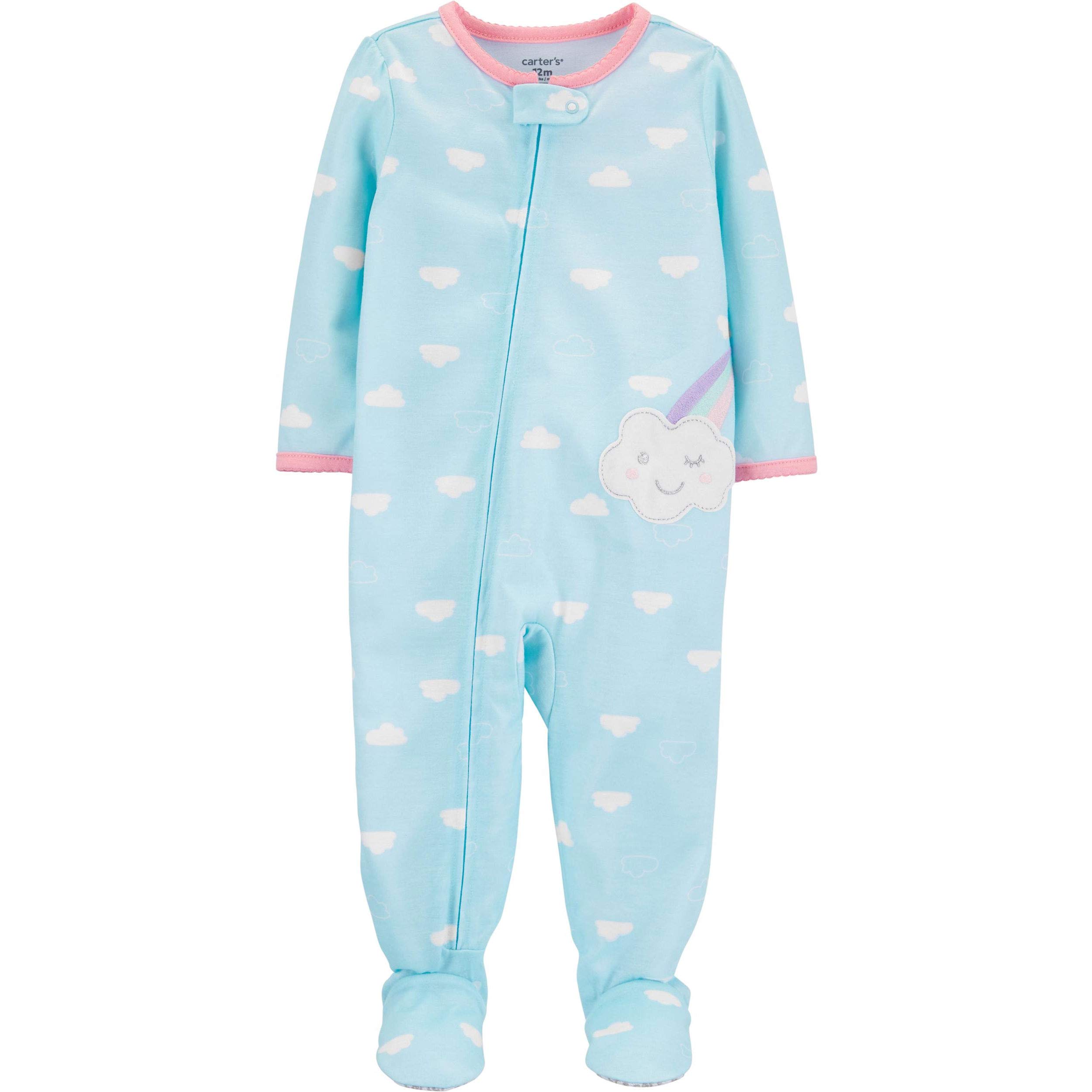 Carter's Baby Girls' 1 Pc Cotton 331g244 (4T, Sky Blue/Cloud)