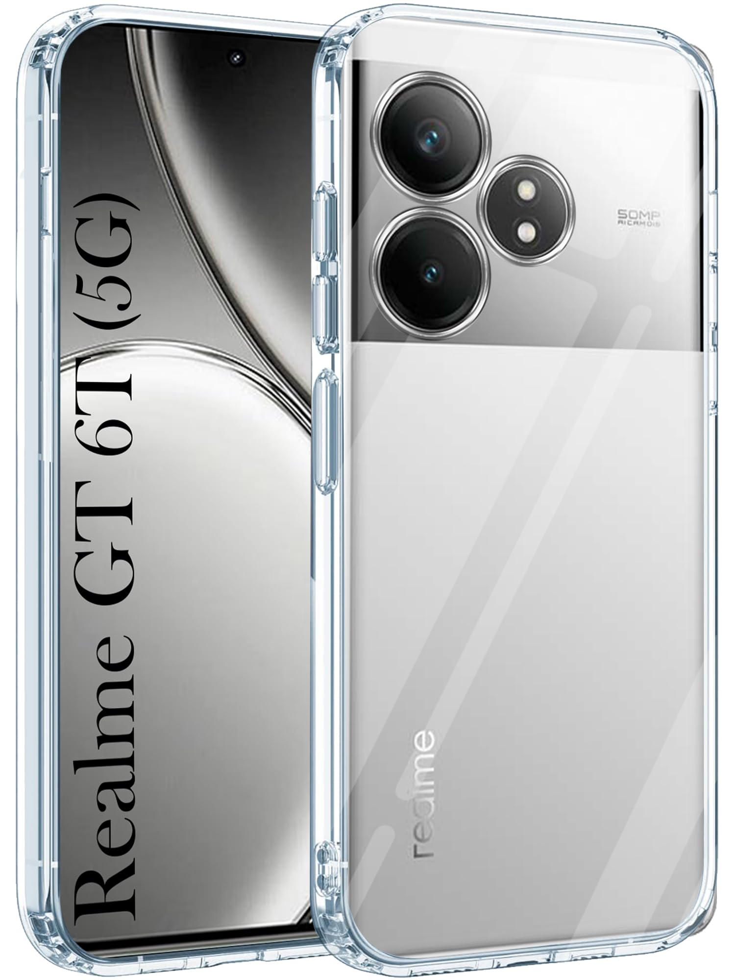 Jkobi Back Case Cover for Realme GT 6 | GT 6T 5G (Shockproof Case with Camera Protection | Soft and Flexible | Transparent) (B0DBLYHDFV) Amazon Price History, Amazon Price Tracker