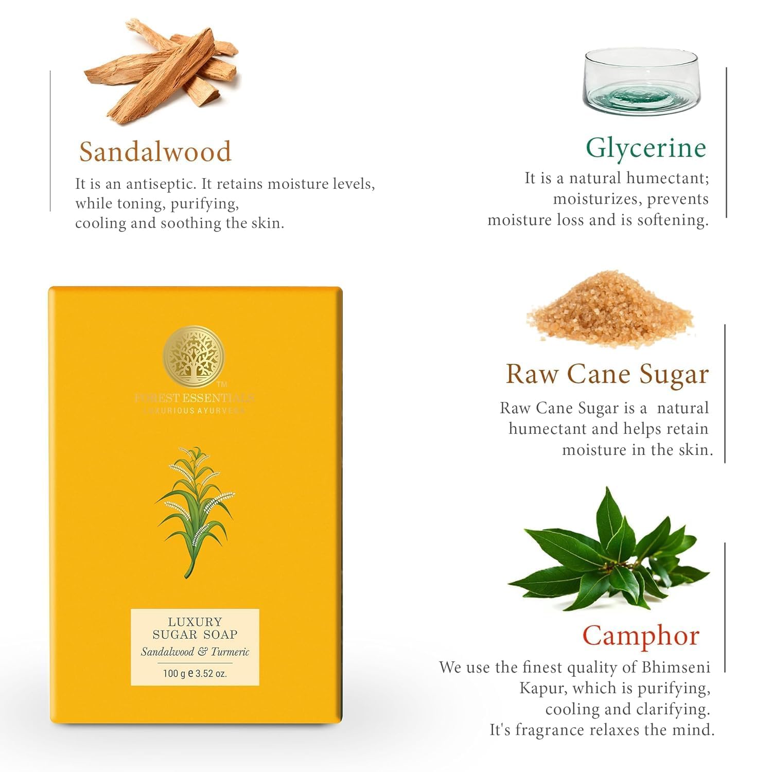 Amazon.com : Generic Forest-Essentials Luxury Sugar Soap 