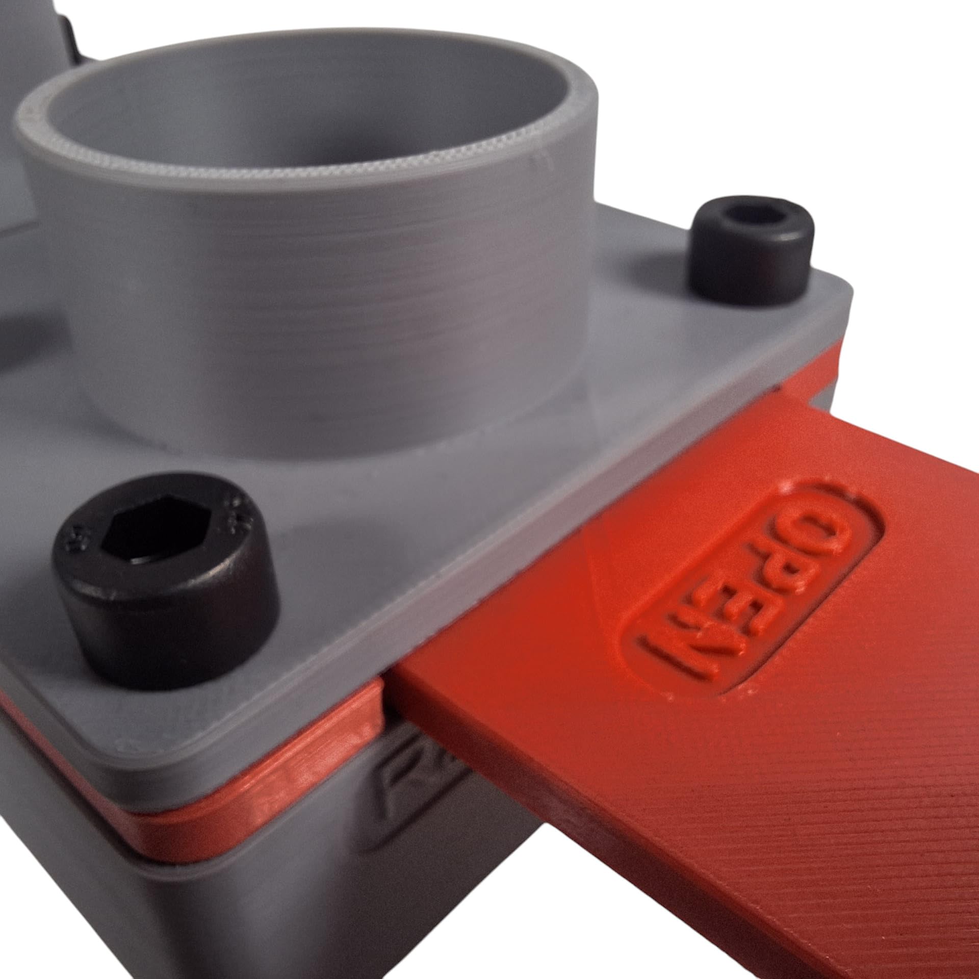 GENERISCH Valvola direzionale 2/3 per impianto di aspirazione, diametro 50 mm, BlastGate DN 50 con valvola di bloccaggio manuale per aspirazione officina