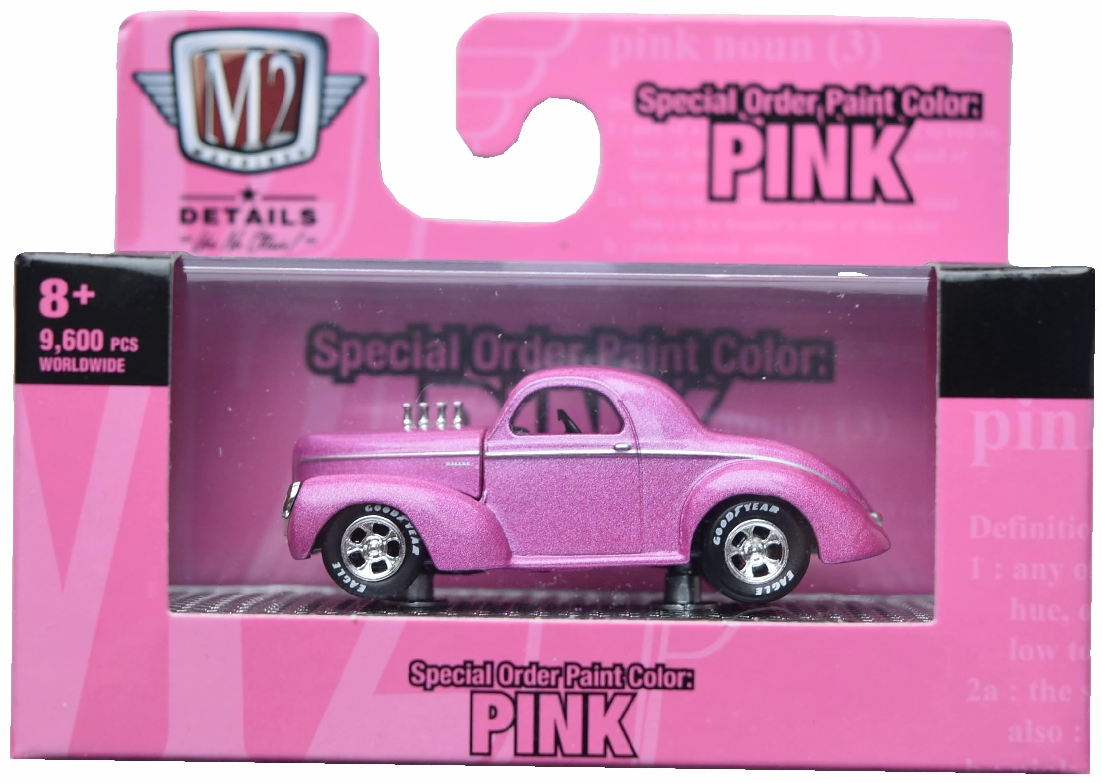 M2 Machines 1941 Willys Coupe, 1:64 Scale die cast 9,600 PCS Worldwide