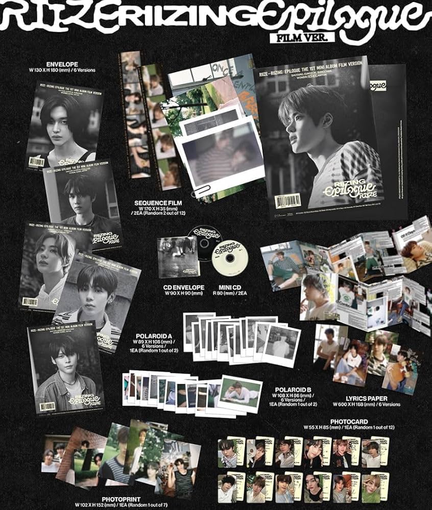 【かうえ】RIIZE RIIZING: Epilogue Amazon.com: RIIZE RIIZING : Epilogue 1st Mini Album FILM Ver