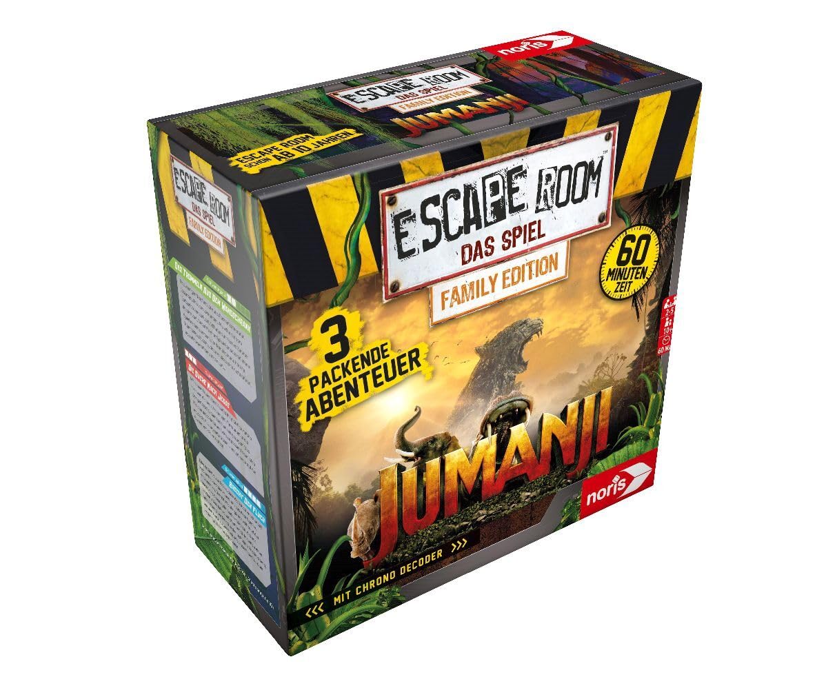 Escape Room das Spiel - Jumanji, inkl. 3 Fällen und Chrono Decoder