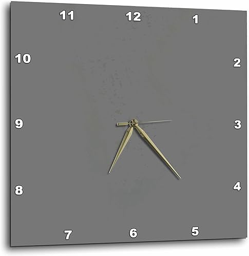 3dRose DPP_159862_1 - Reloj de pared moderno contemporáneo de color gris oscuro y gris gris 3dRose DPP_159862_1 - Reloj de pared moderno contemporáneo de color gris oscuro y gris gris