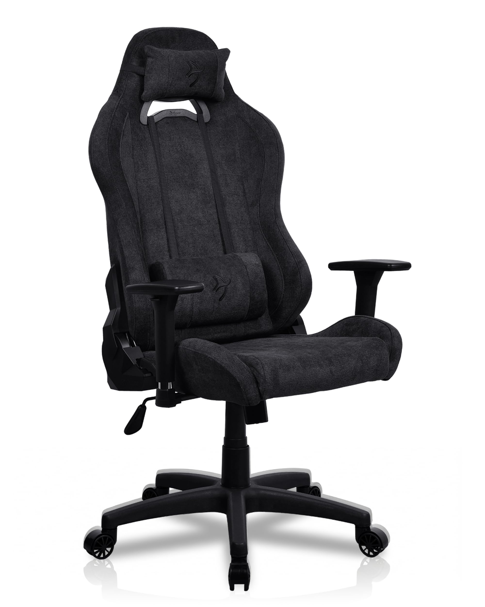 Arozzi Torretta Gaming Chair Soft Fabric Pure Black
