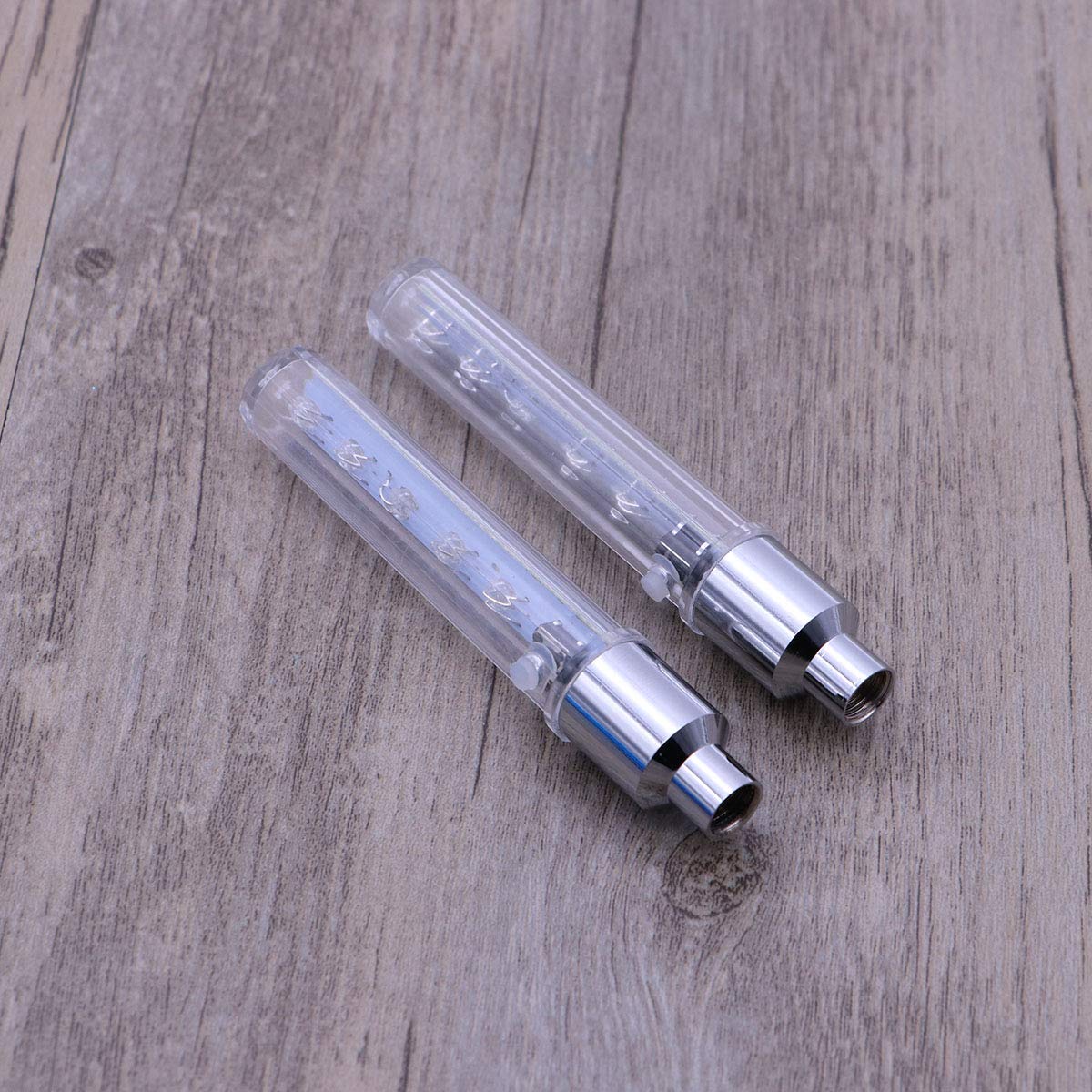 VORCOOL A Pair of Waterproof Bike Cycling Tire Valve Stem Light Lamp LED Wheel Lights Flash Stem for Car Bike Bicycle Motorbicycle