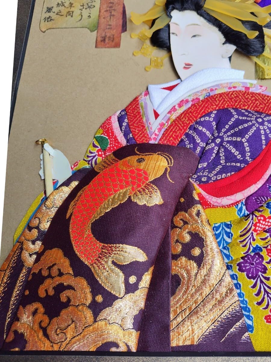 Amazon.co.jp: 押し絵 浮世絵の花魁 : おもちゃ
