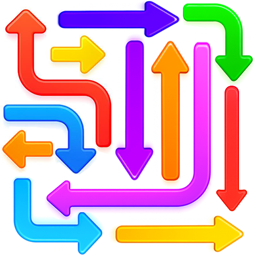 Pfeil-Labyrinth-Rätsel Fluchtmeister: Pfeil raus Verkehrsstau Befehl Flucht Tippen Abtippen Unpuzzle Spiel