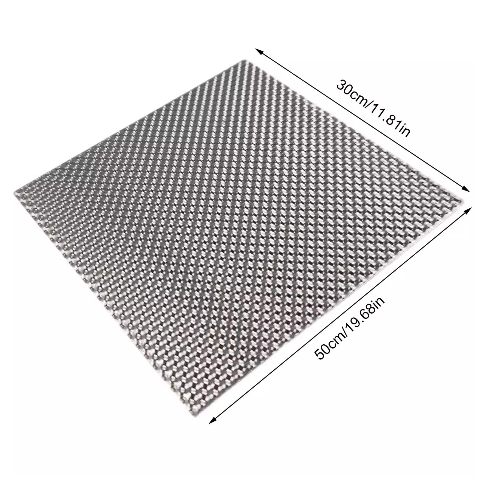 StickersLab - Pannello termico in alluminio goffrato parafiamma (50cm x 30cm)