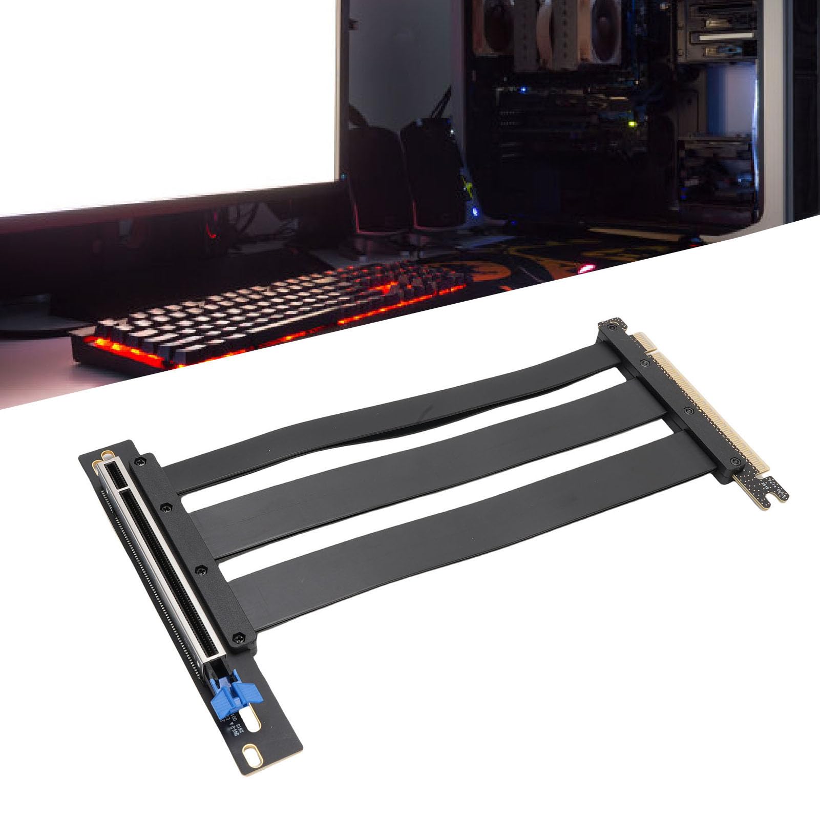Karta Graficzna Przedłużacza, PCIE 5.0 Riser Caole ABB 128 GB/s dla Serwerów (15 cm)