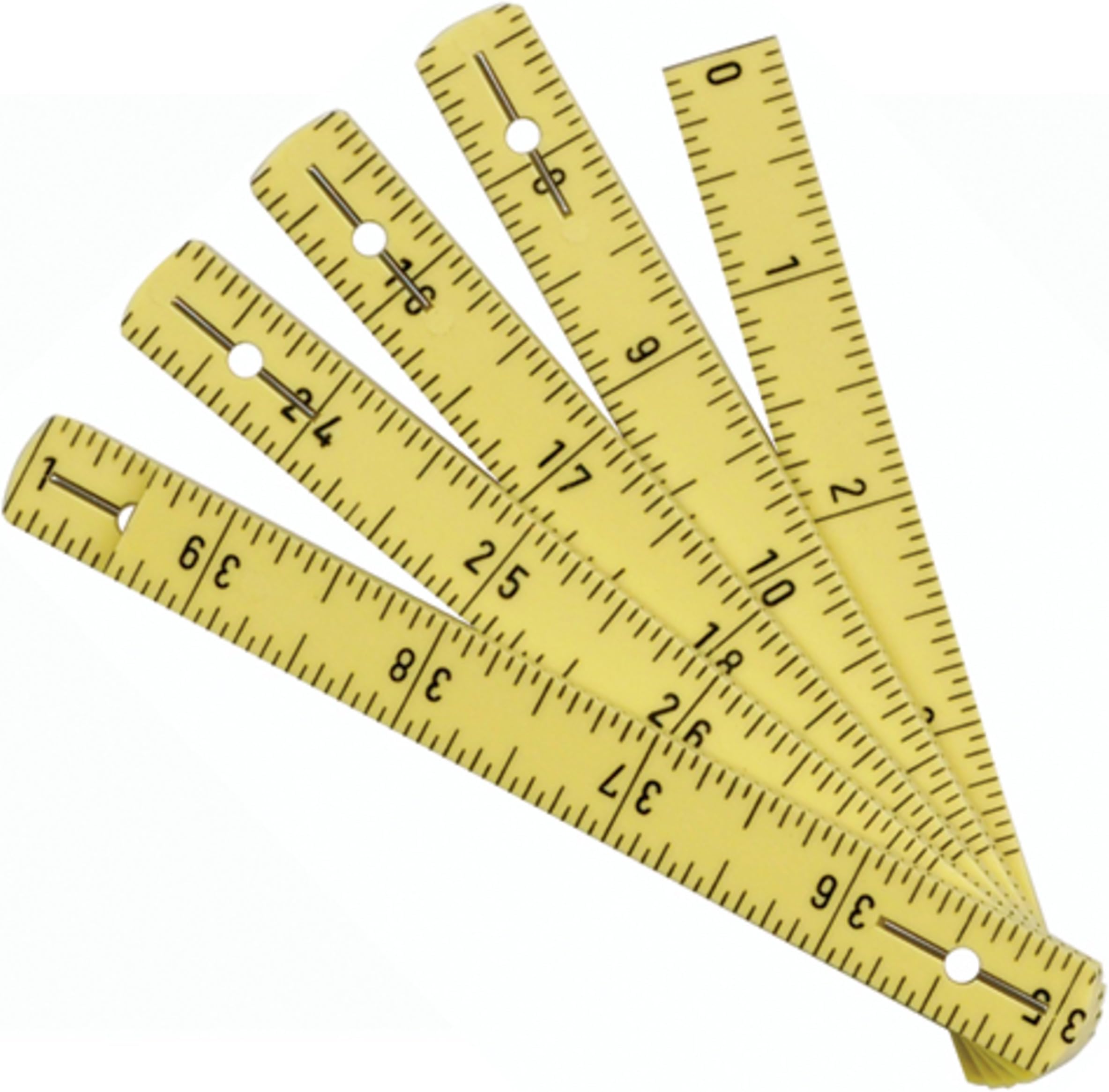 WIHA 61601 MaxiFlex Fiberglass Reinforced Folding Ruler, Assorted Colors