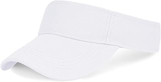 1 Piece of Sport Wear Athletic Visor Sun Sports Visor Hat Visor Adjustable Cap for Women and Men (One Size)