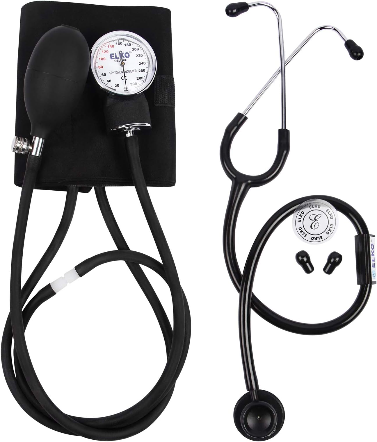 - EL Dial Type Aneroid Sphygmomanometer/Blood Pressure Apparatus (Black)