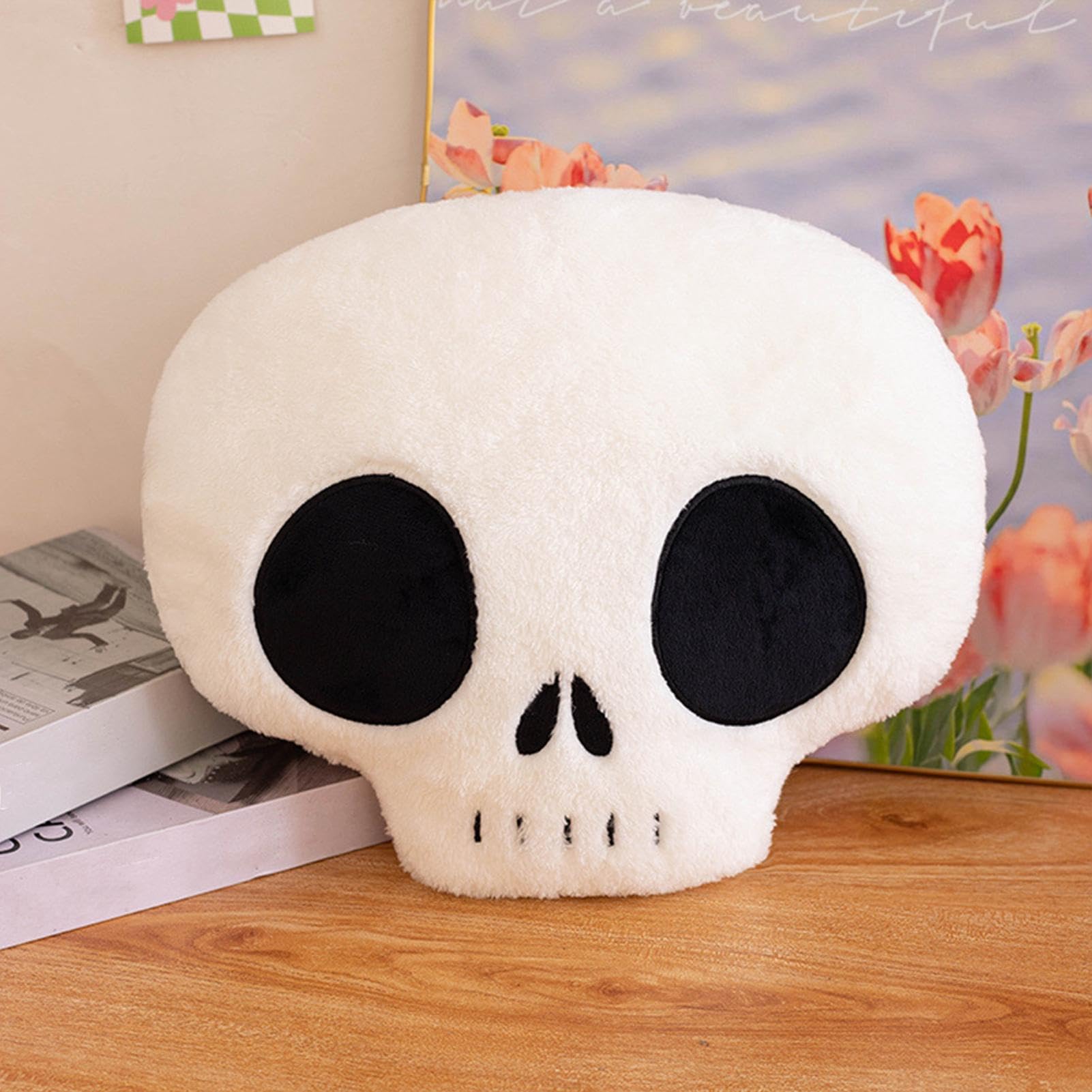 Amazon.co.jp: Seechio ハロウィンスカルのぬいぐるみ、スカル