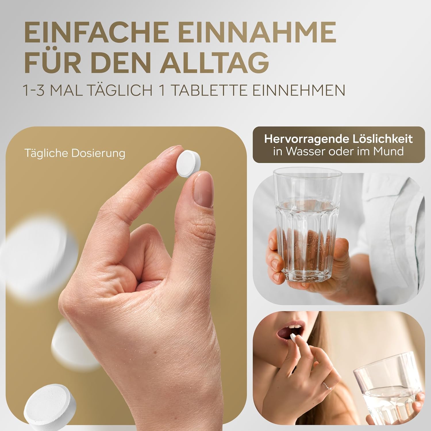 Senagold Schüssler Salze Nr. 11 – Silicea D12 – 3x400 Tabletten – Das Salz der Haare, der Haut und des Bindegewebes – gluten- & alkoholfrei – hergestellt nach Homöopathischem Arzneibuch in Deutschland