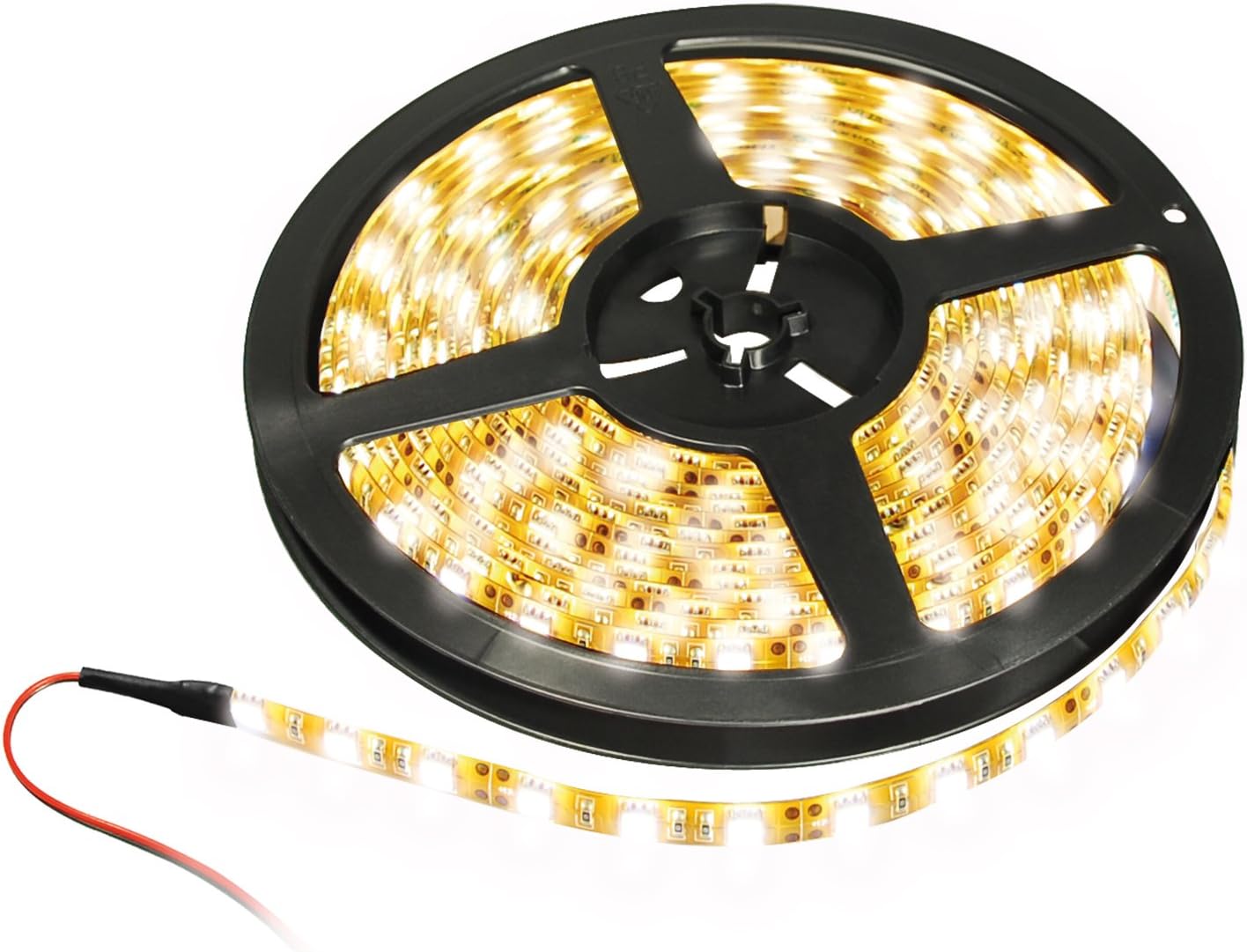 Transmedia LB7WL LED Strip 12 V / 30 W / 5400lm 5 M 120° Dimmable 60 SMD-Led 5050 / Meter/Warm White / 3000 K / 10 x 3 MM LB2WL