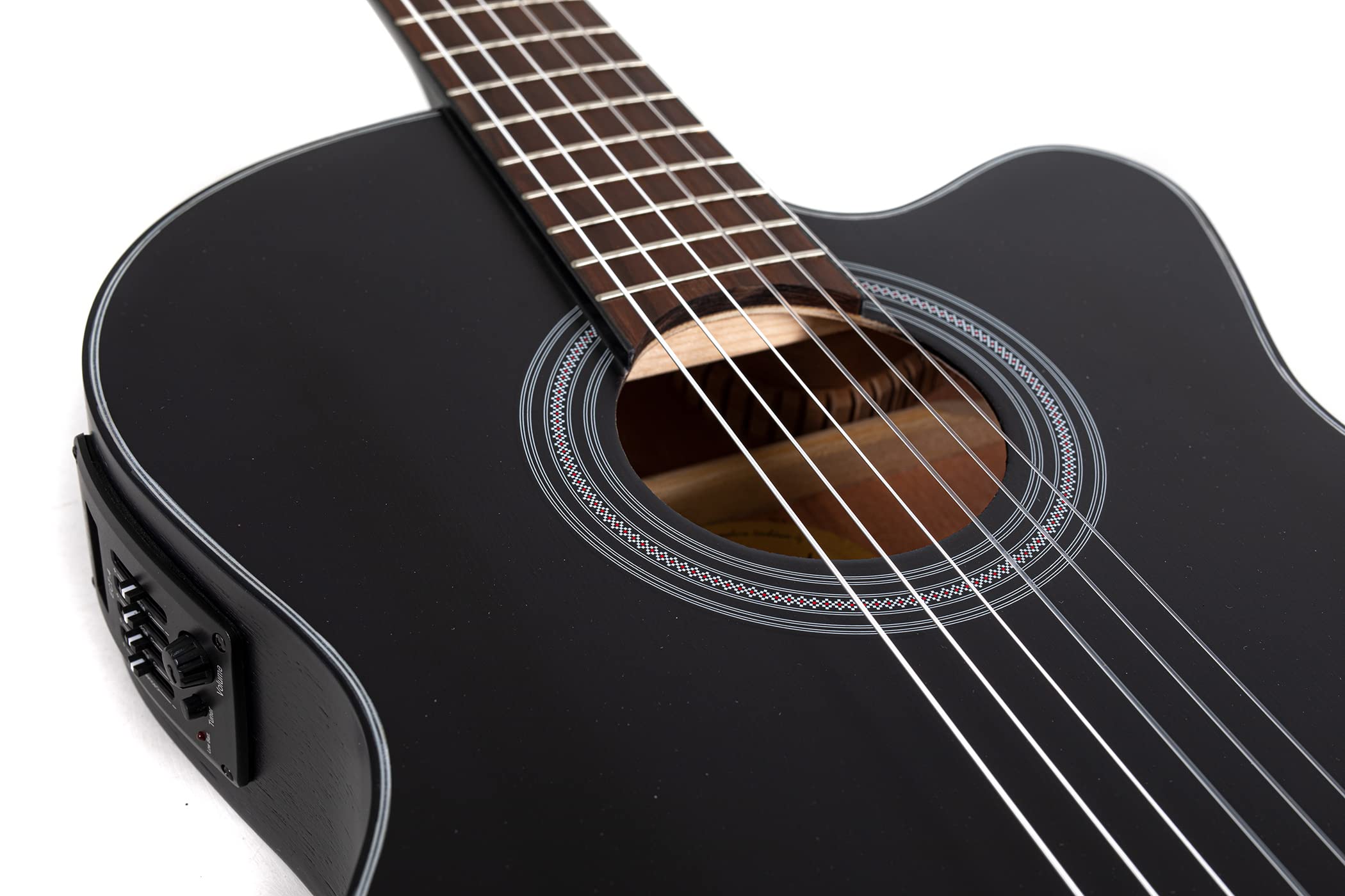 Gewa VG500166 Chitarra Classica Elettroacustica Student Cedar Nera