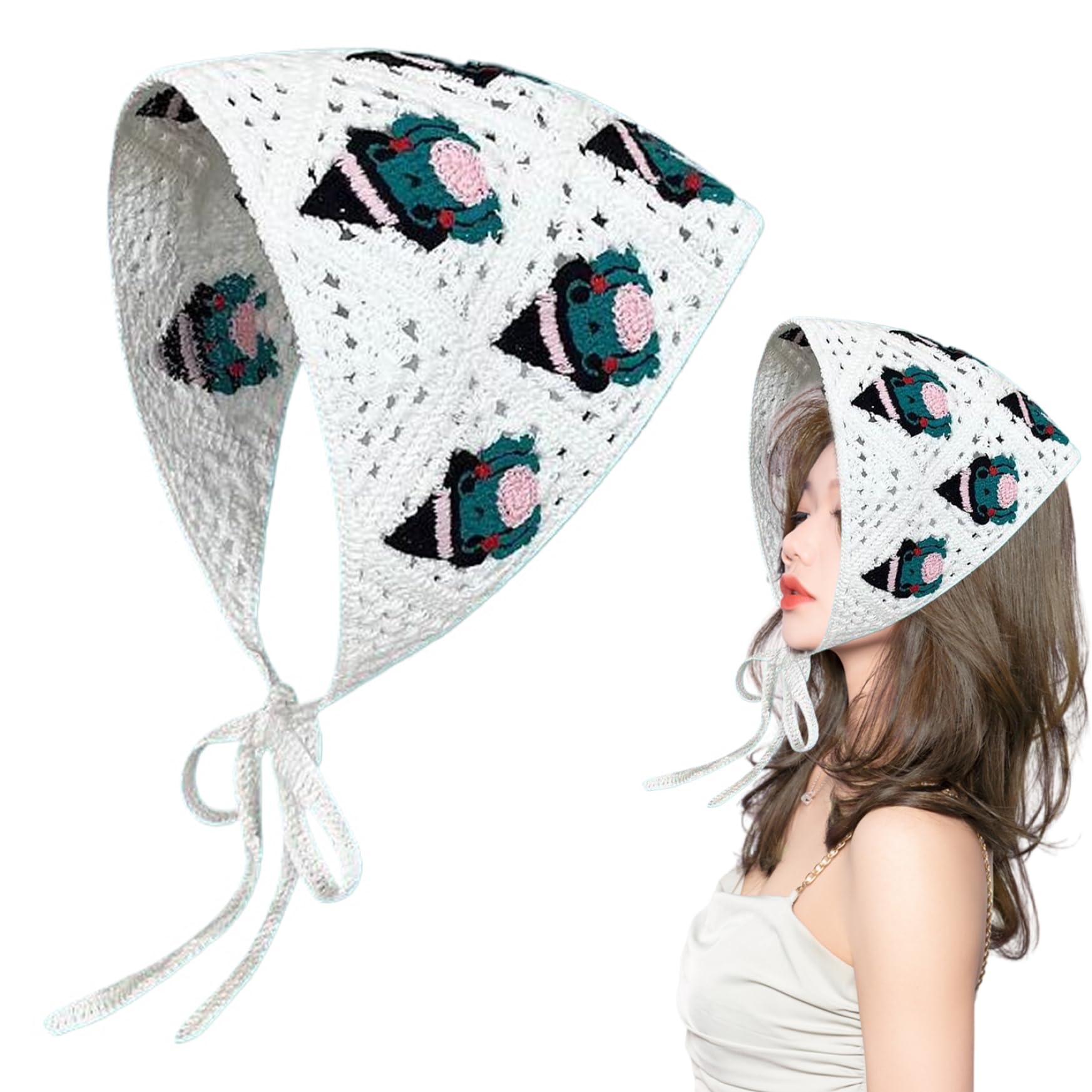Amazon.com : Bandana Headband Gothic Hallowee Crochet Bandana