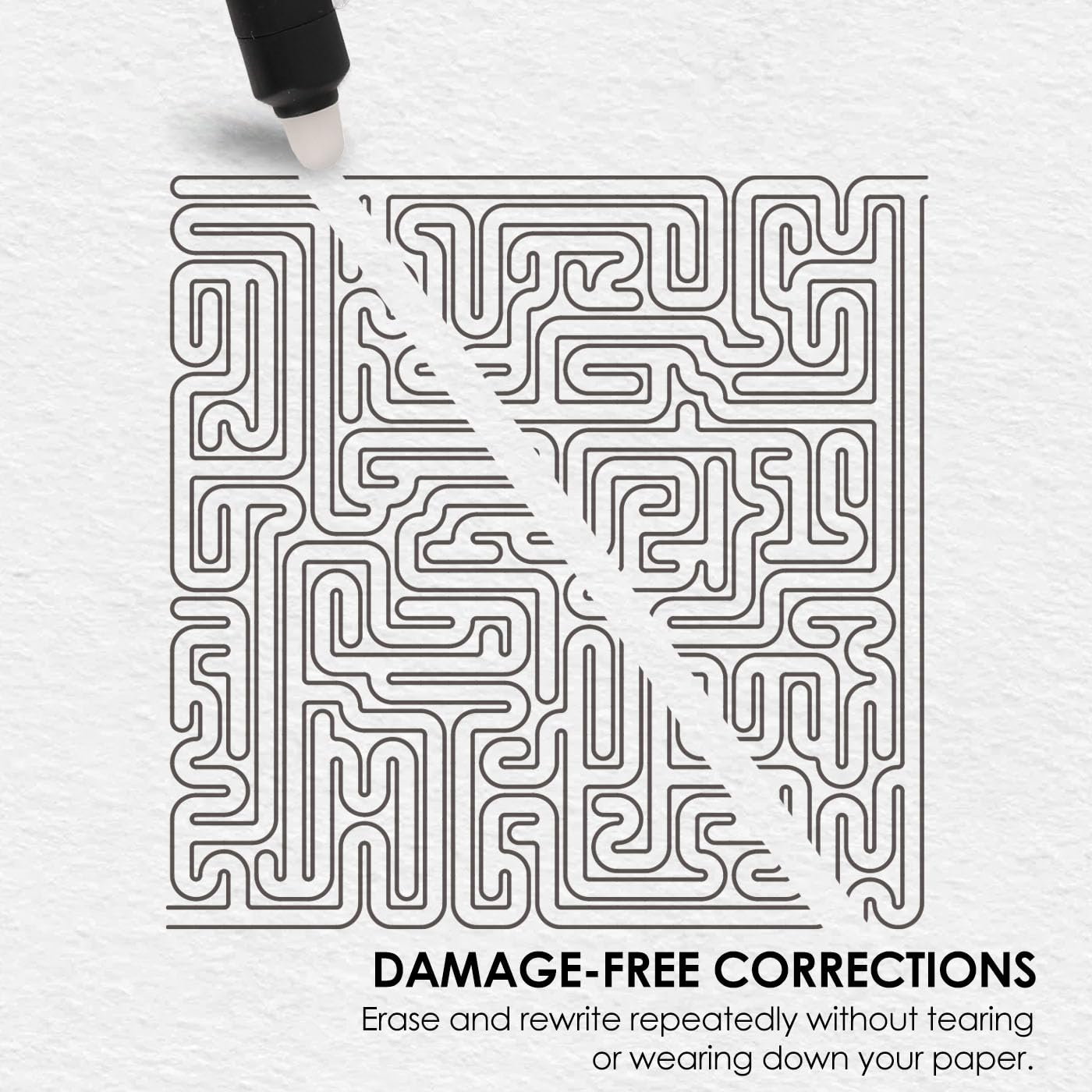 Grabie Erasable Gel Pens Medium Point 0 7 mm Erasable Pens Make Mistakes Disappear for Drawing Writing Planner — view 4