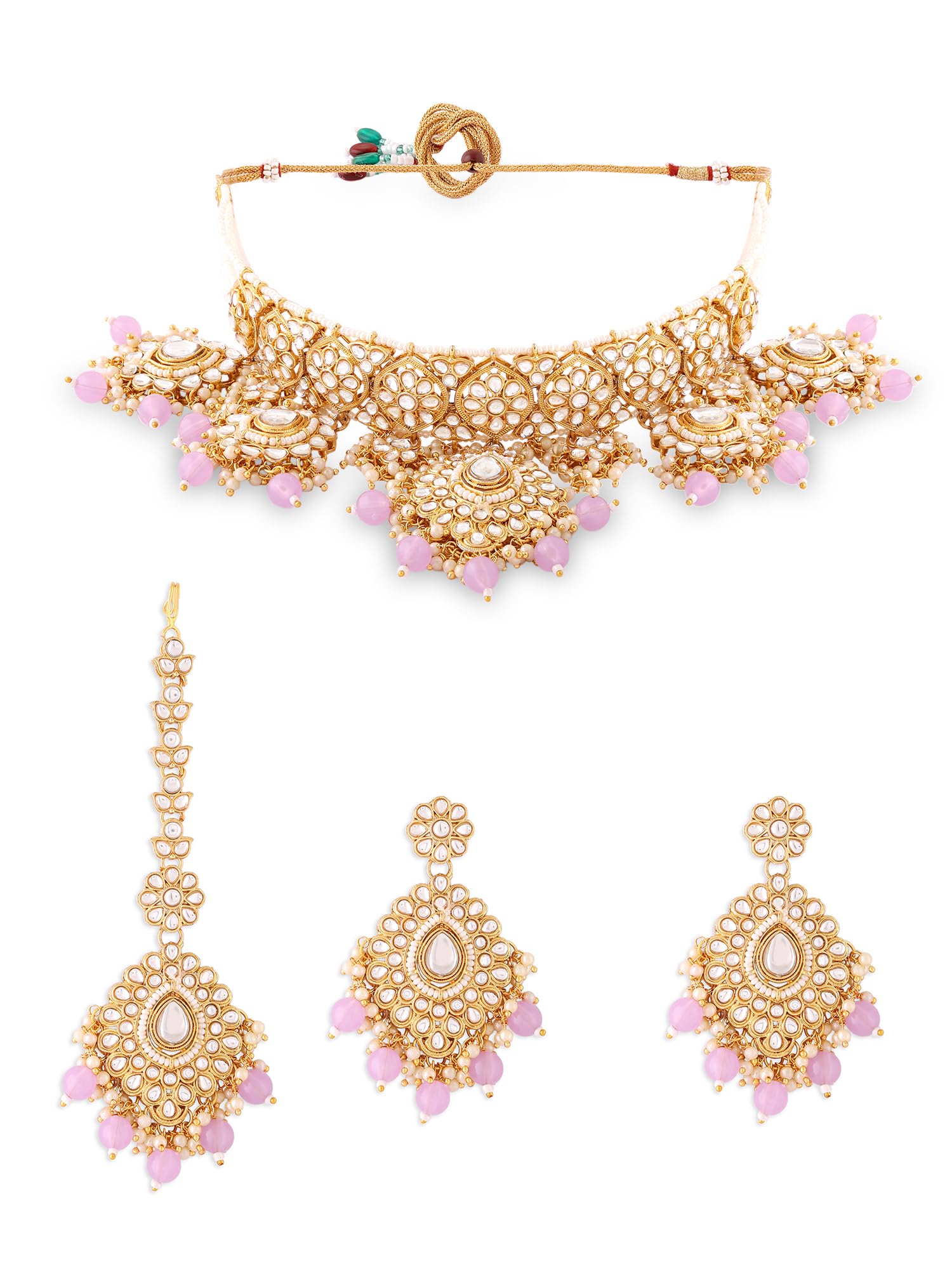 See full amazon price history chart for ZAVERI PEARLS Purple Beads Drop Dazzling Kundan Bridal Choker Necklace Earring Maangtikka Set For Women-ZPFK17319 ZAVERI PEARLS Purple Beads Drop Dazzling Kundan Bridal Choker Necklace Earring Maangtikka Set For Women-ZPFK17319 (B0CTQV54GC) Amazon Price History, Amazon Price Tracker